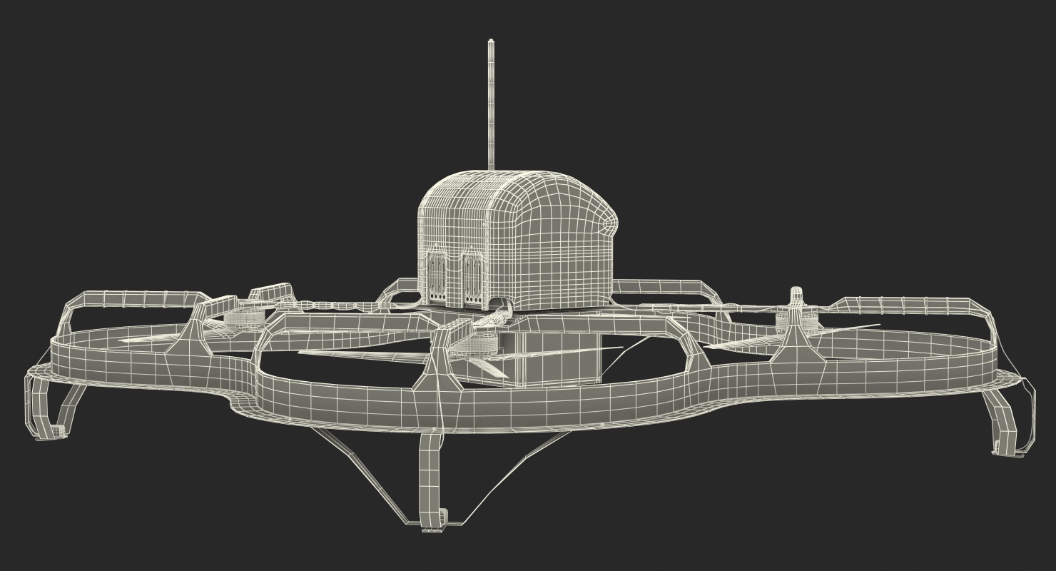 3D model Delivery Cargo Drone