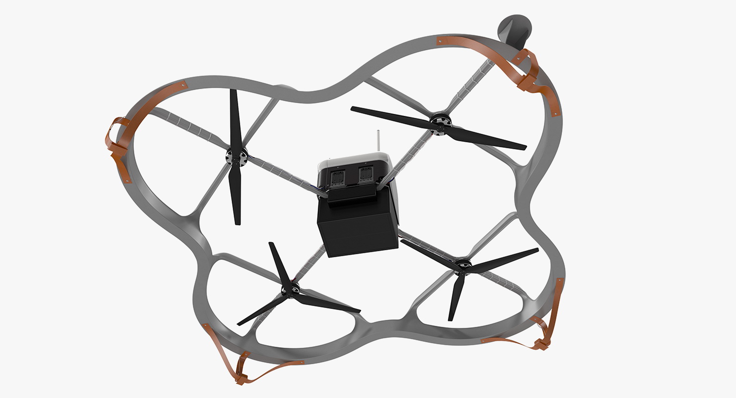 3D model Delivery Cargo Drone