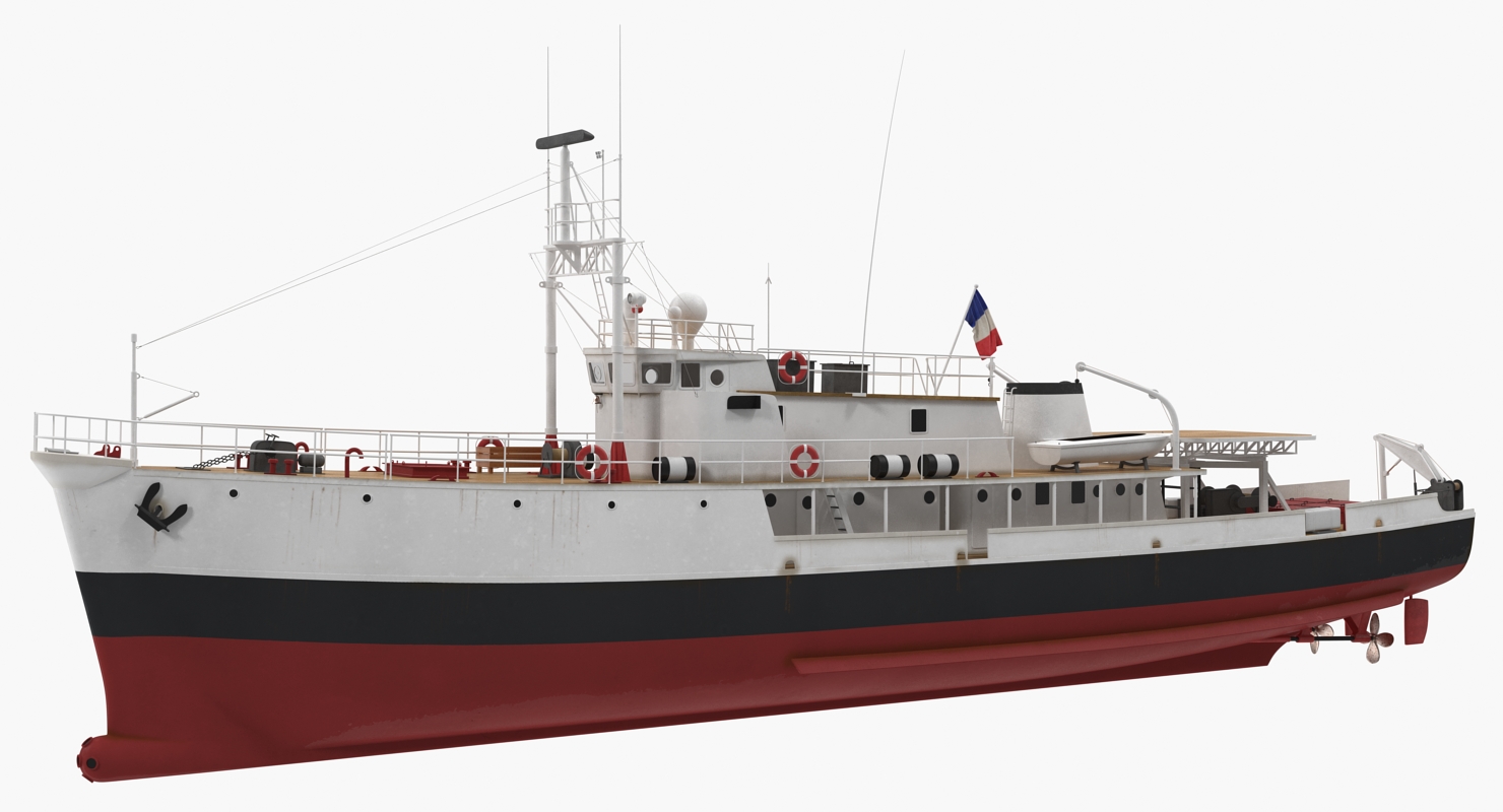 3D Research Vessel Calypso model