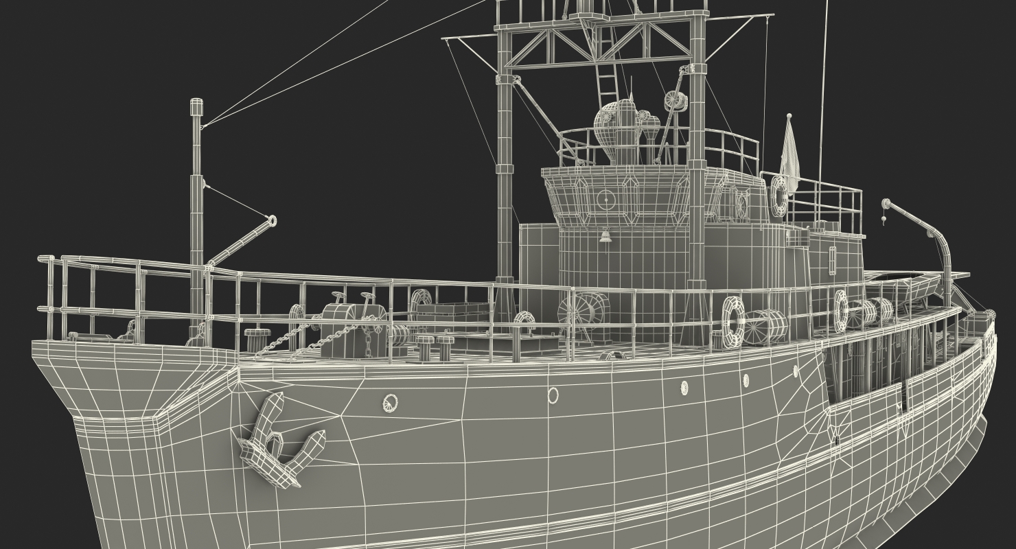 3D Research Vessel Calypso model