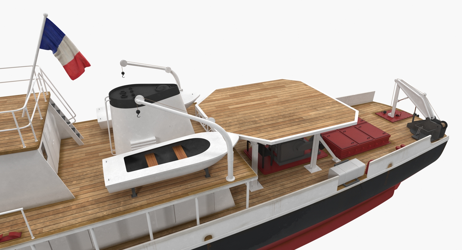 3D Research Vessel Calypso model