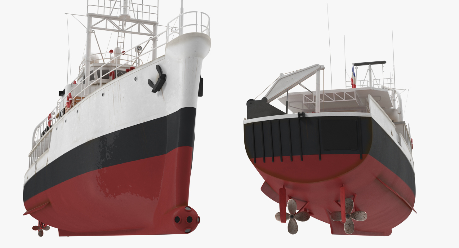 3D Research Vessel Calypso model