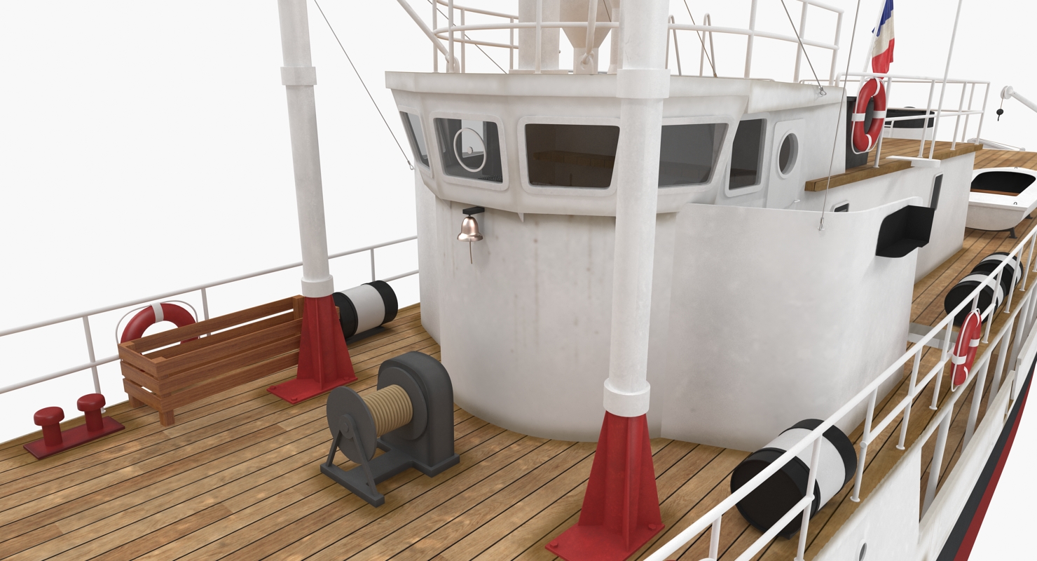 3D Research Vessel Calypso model