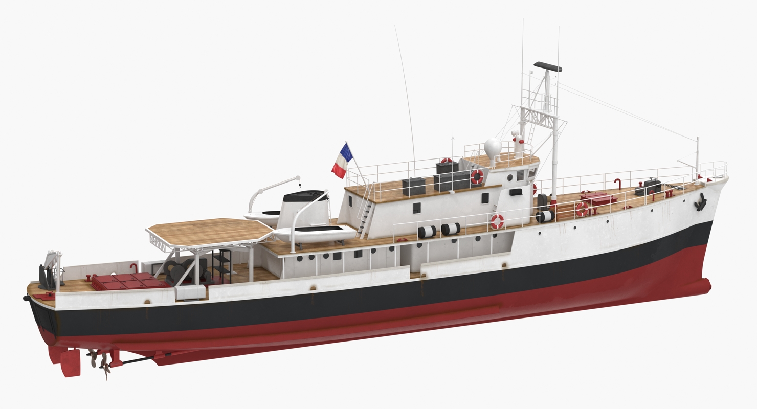 3D Research Vessel Calypso model