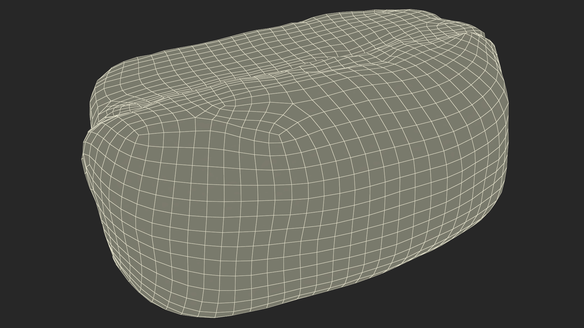 3D Loaf of Bread model