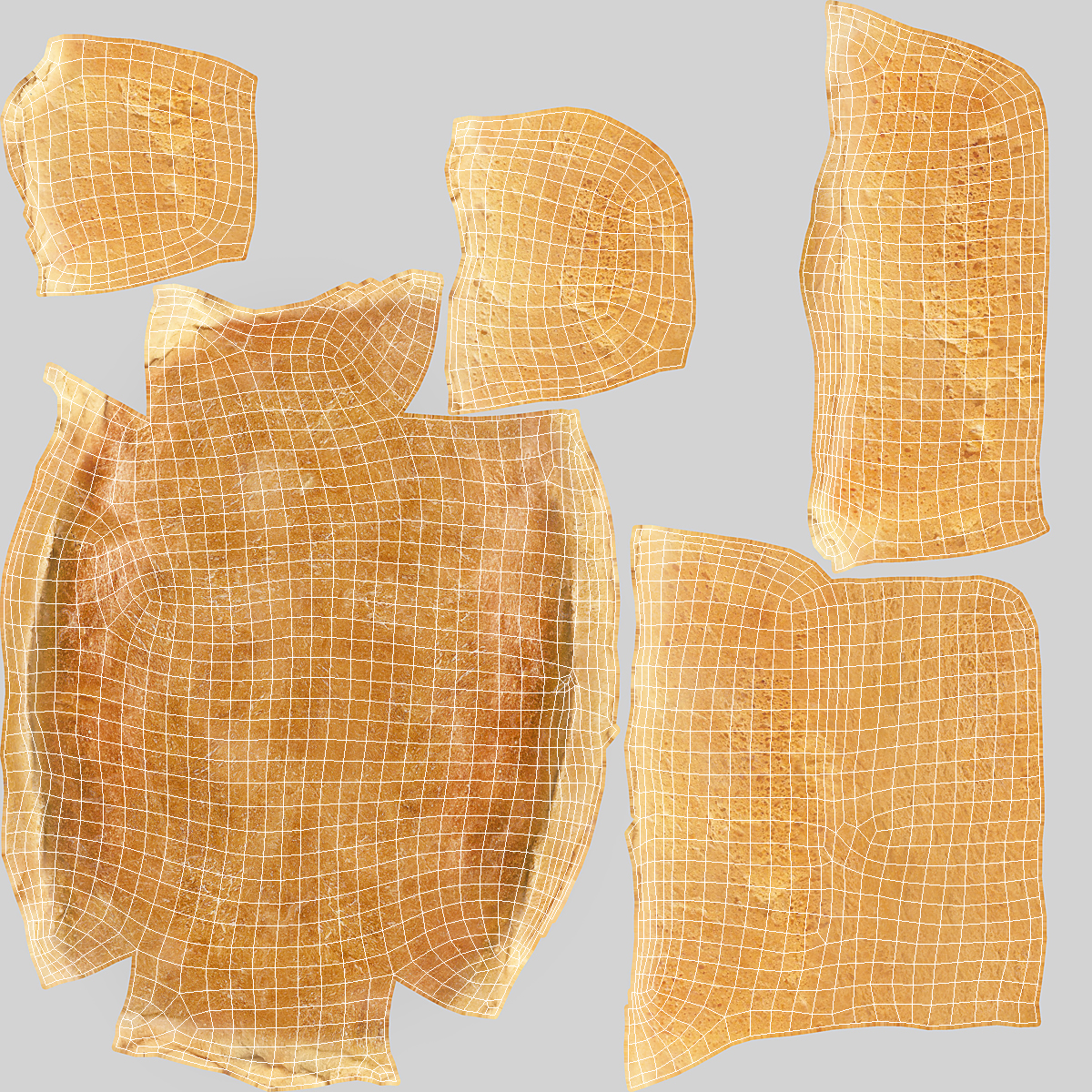 3D Loaf of Bread model
