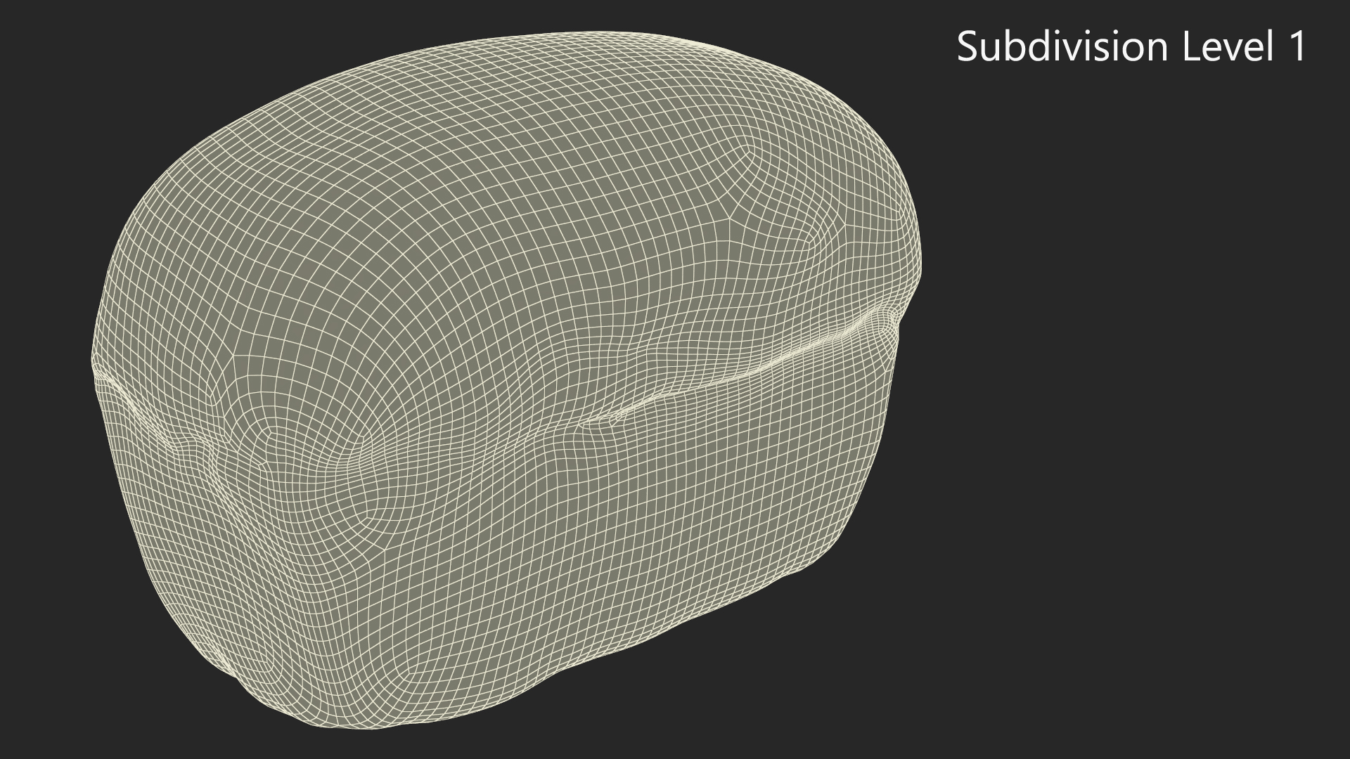 3D Loaf of Bread model
