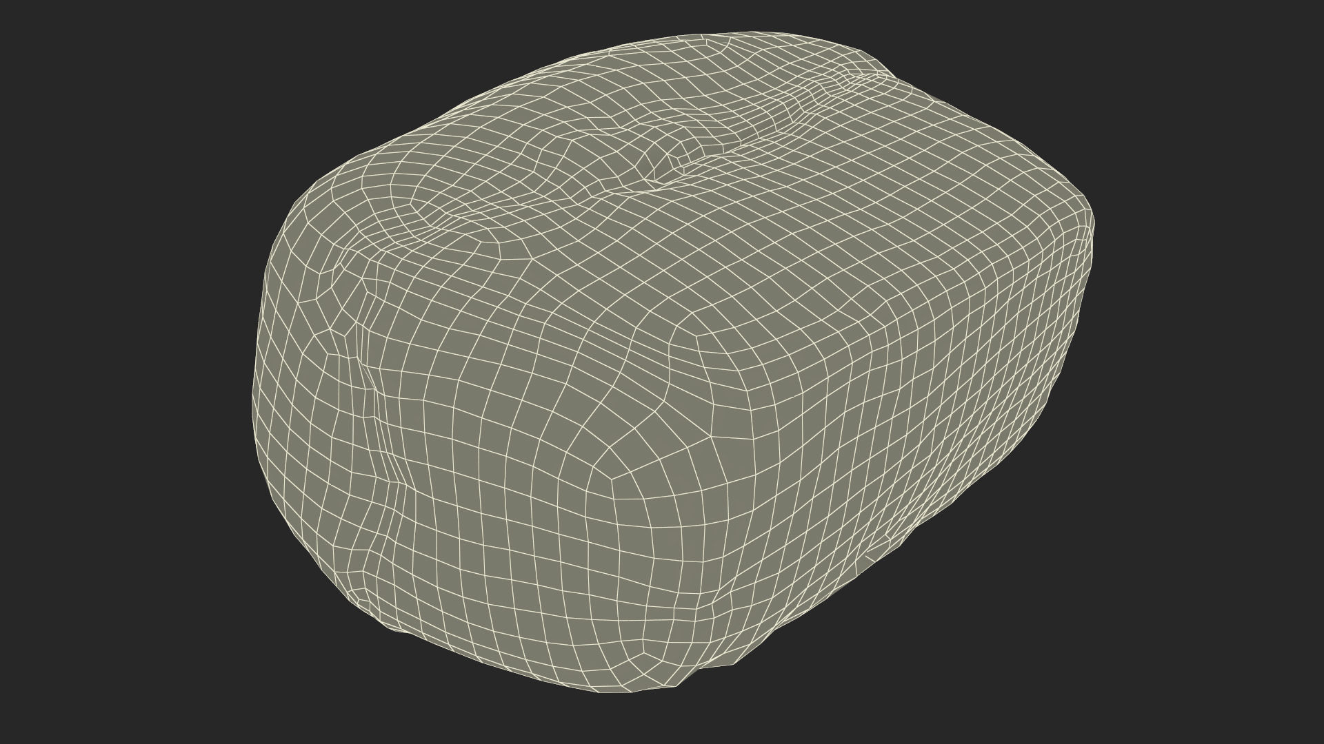 3D Loaf of Bread model