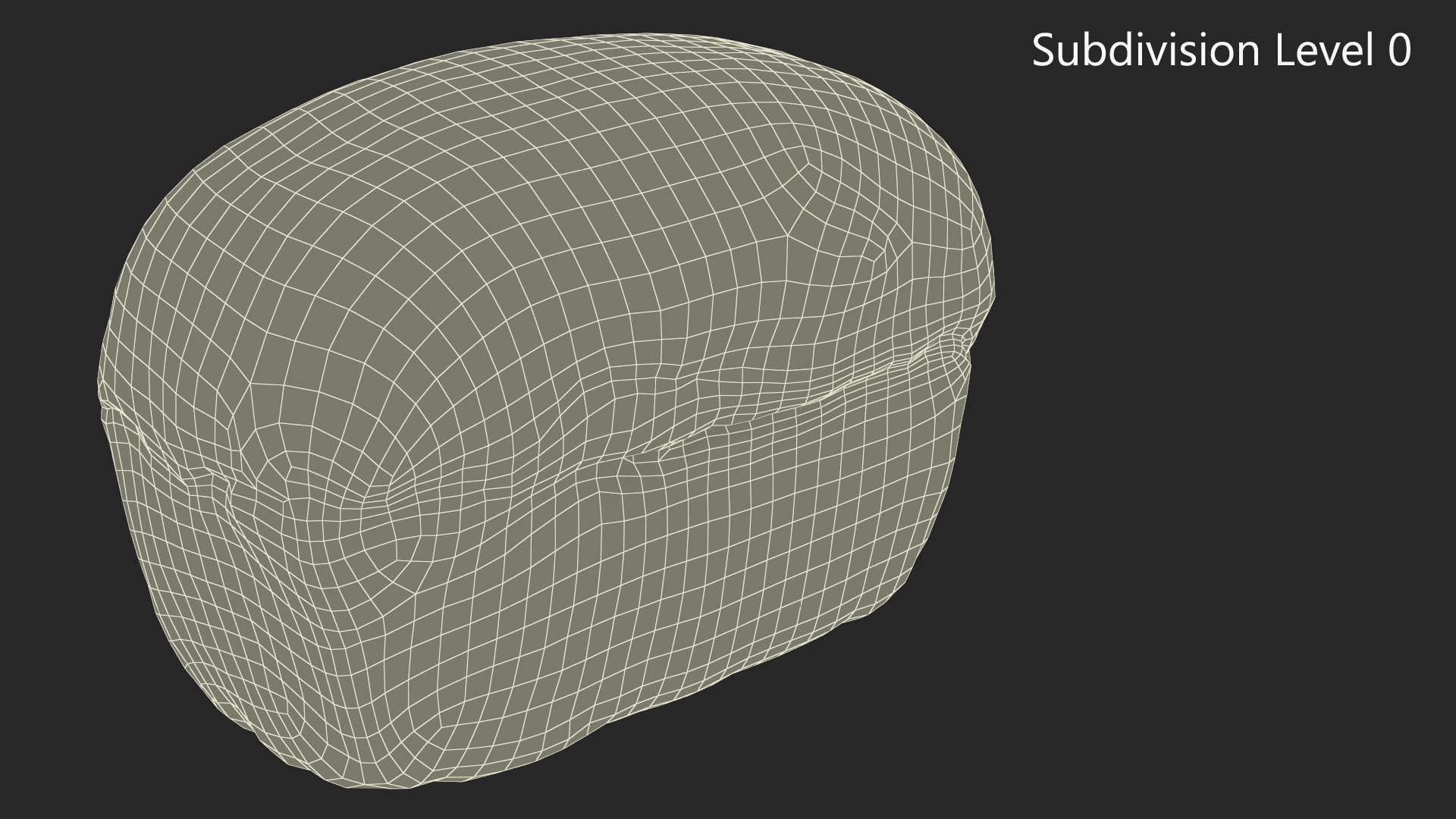 3D Loaf of Bread model