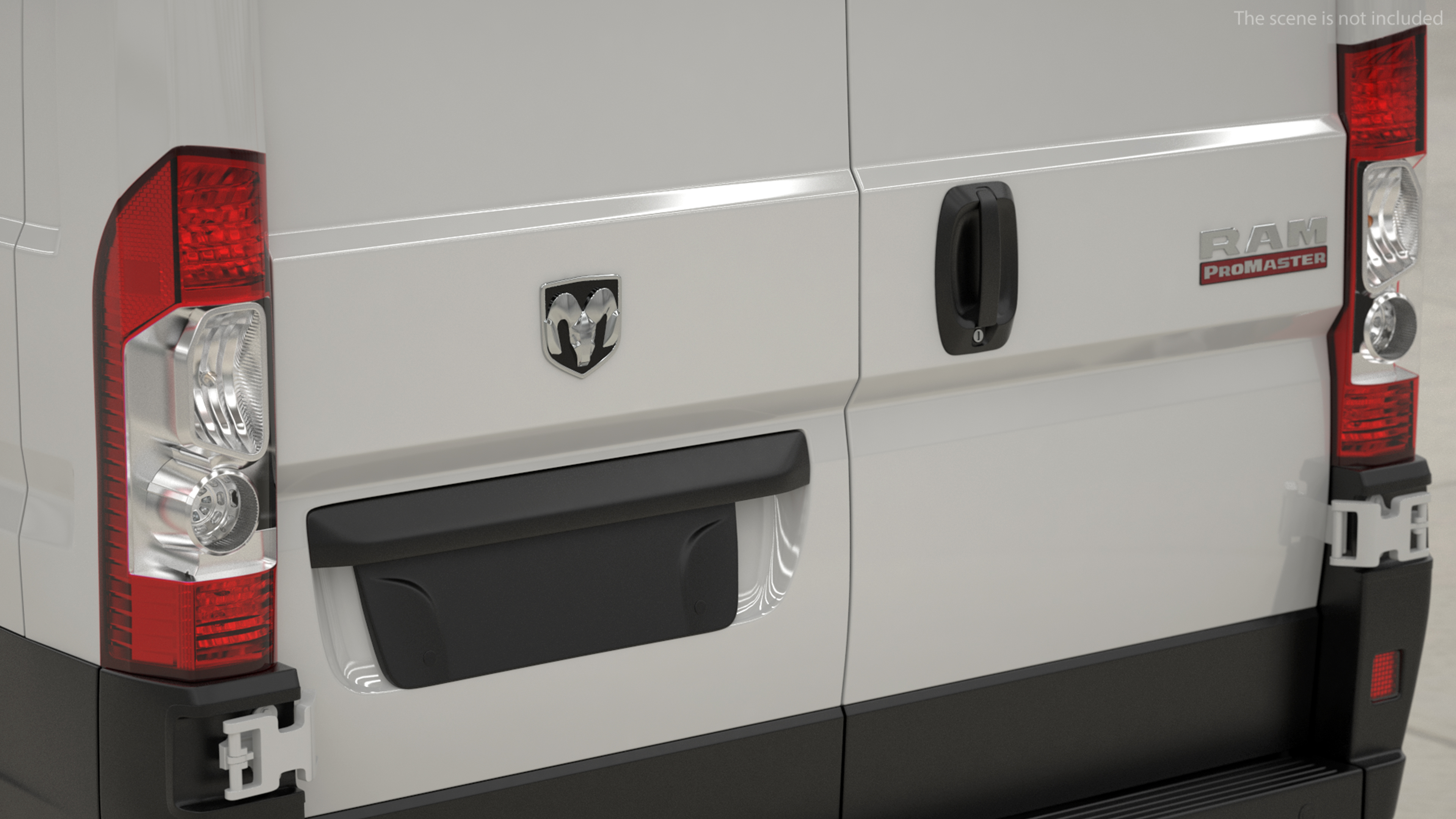 2022 RAM Promaster 159 Rigged 3D model