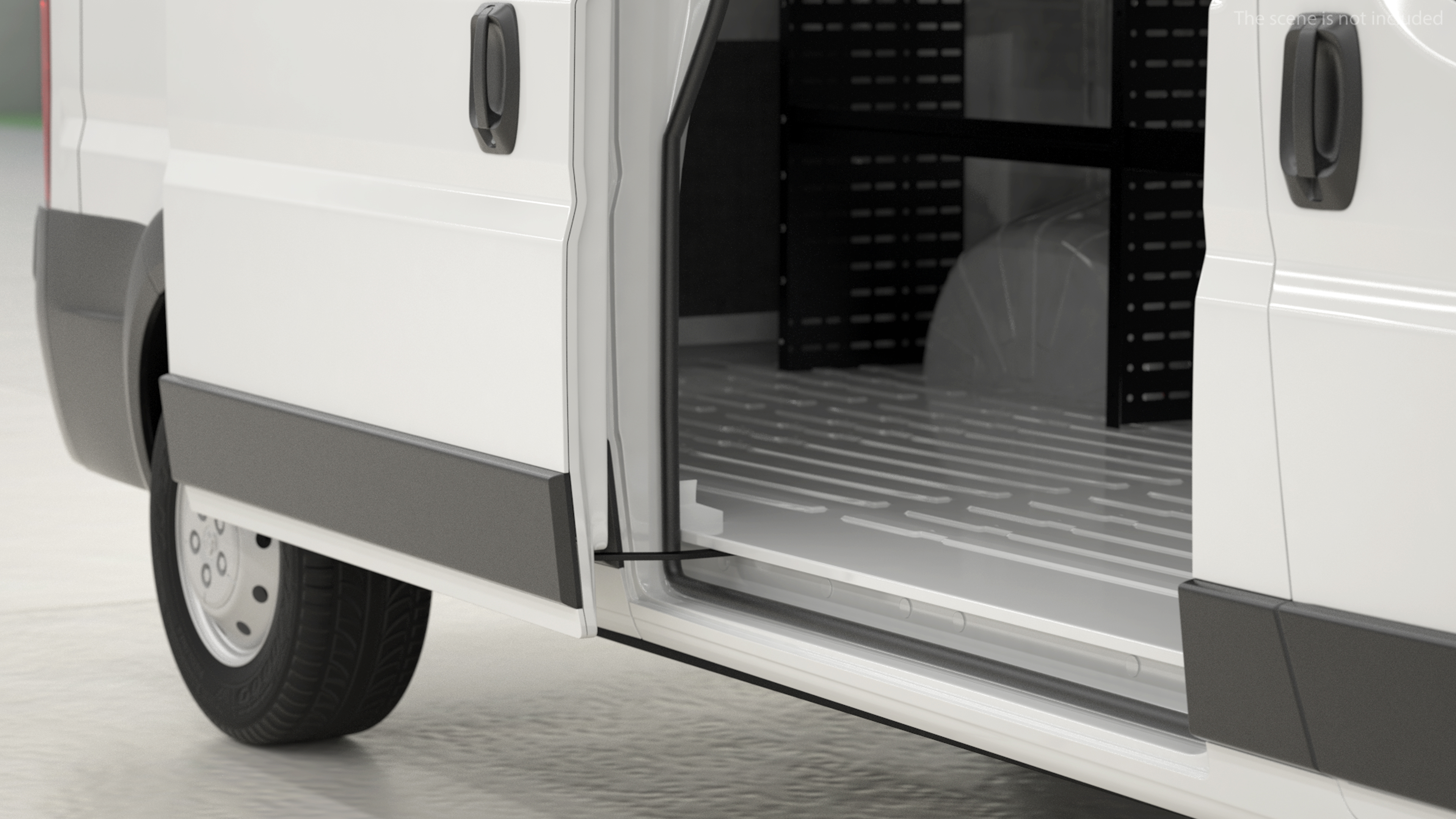2022 RAM Promaster 159 Rigged 3D model