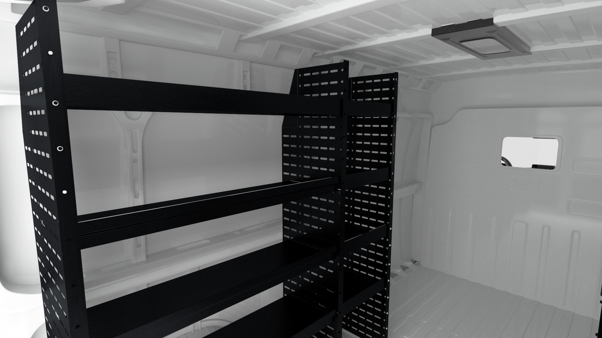 2022 RAM Promaster 159 Rigged 3D model