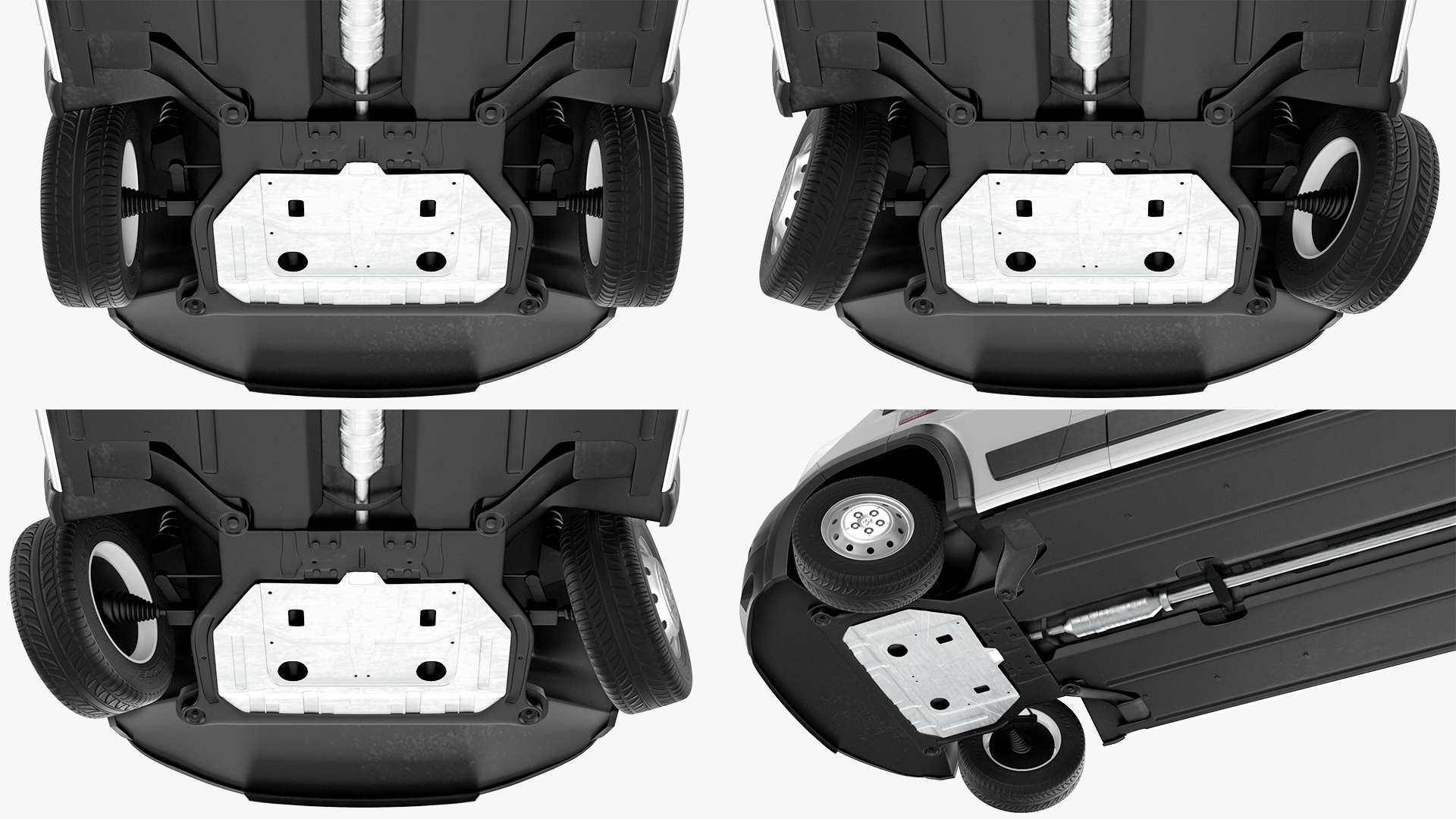 2022 RAM Promaster 159 Rigged 3D model