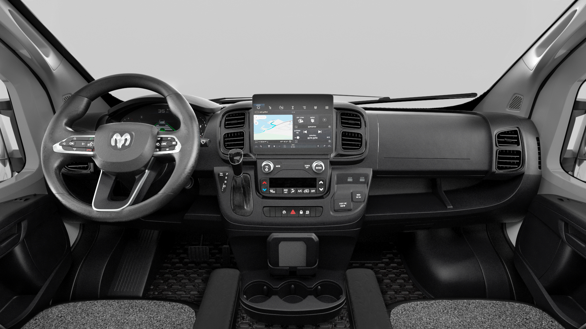 2022 RAM Promaster 159 Rigged 3D model