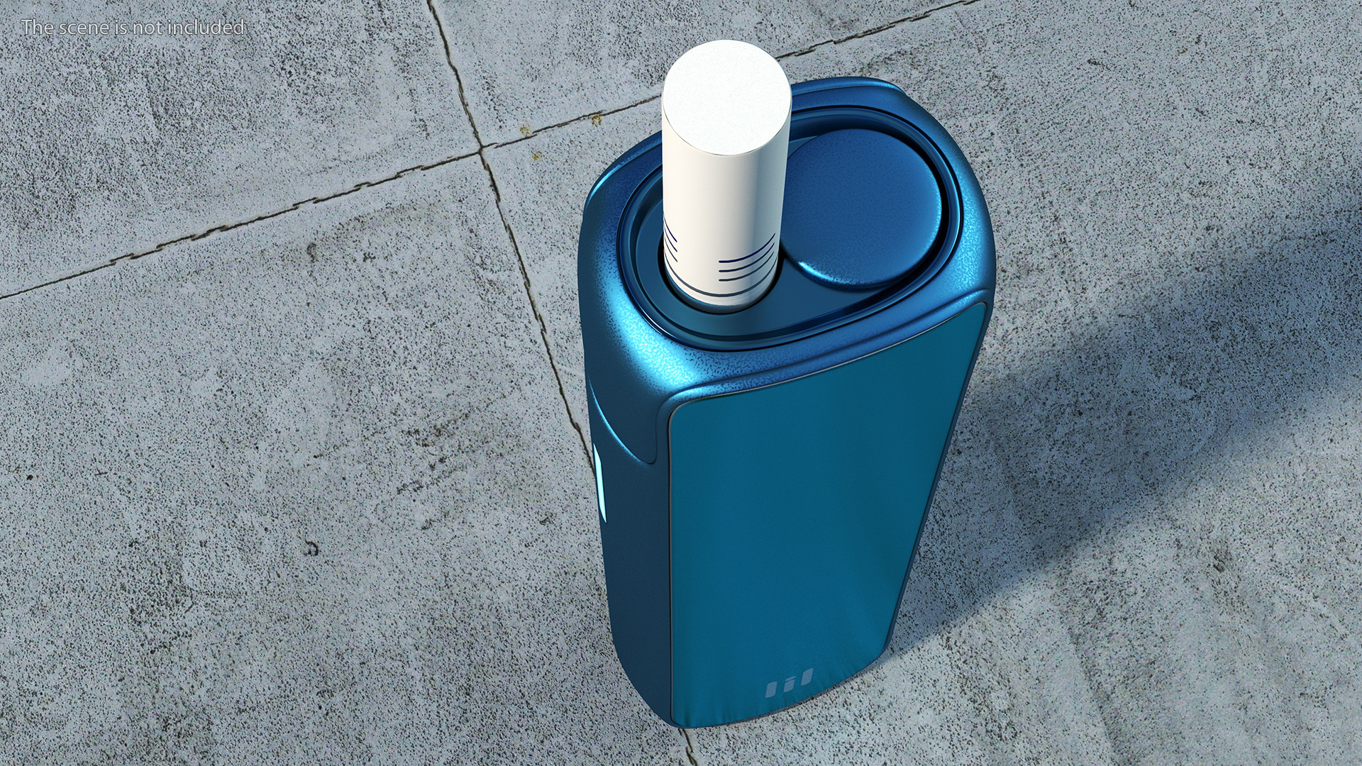 3D model Lil Solid Blue with Stick