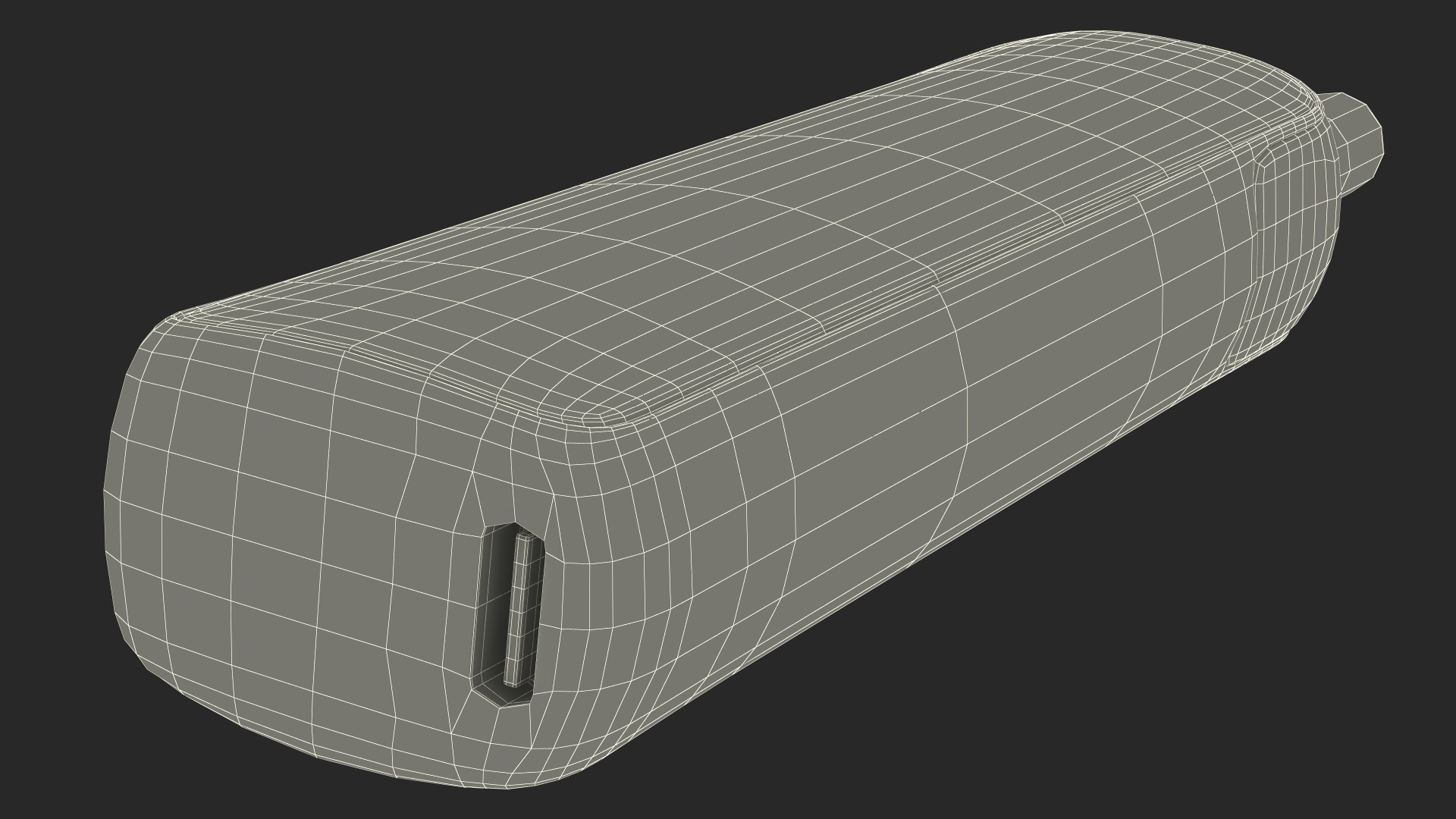 3D model Lil Solid Blue with Stick