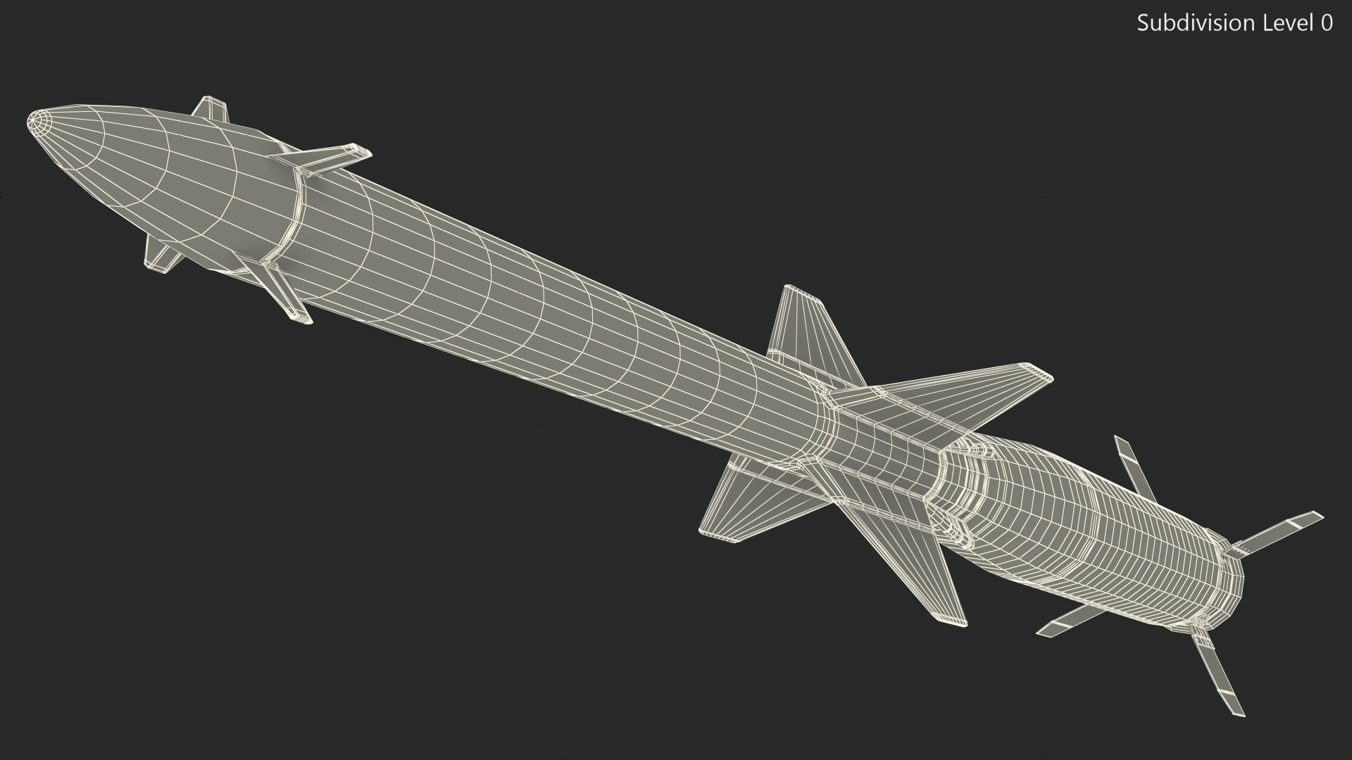 3D model Surface to Air Missile Generic