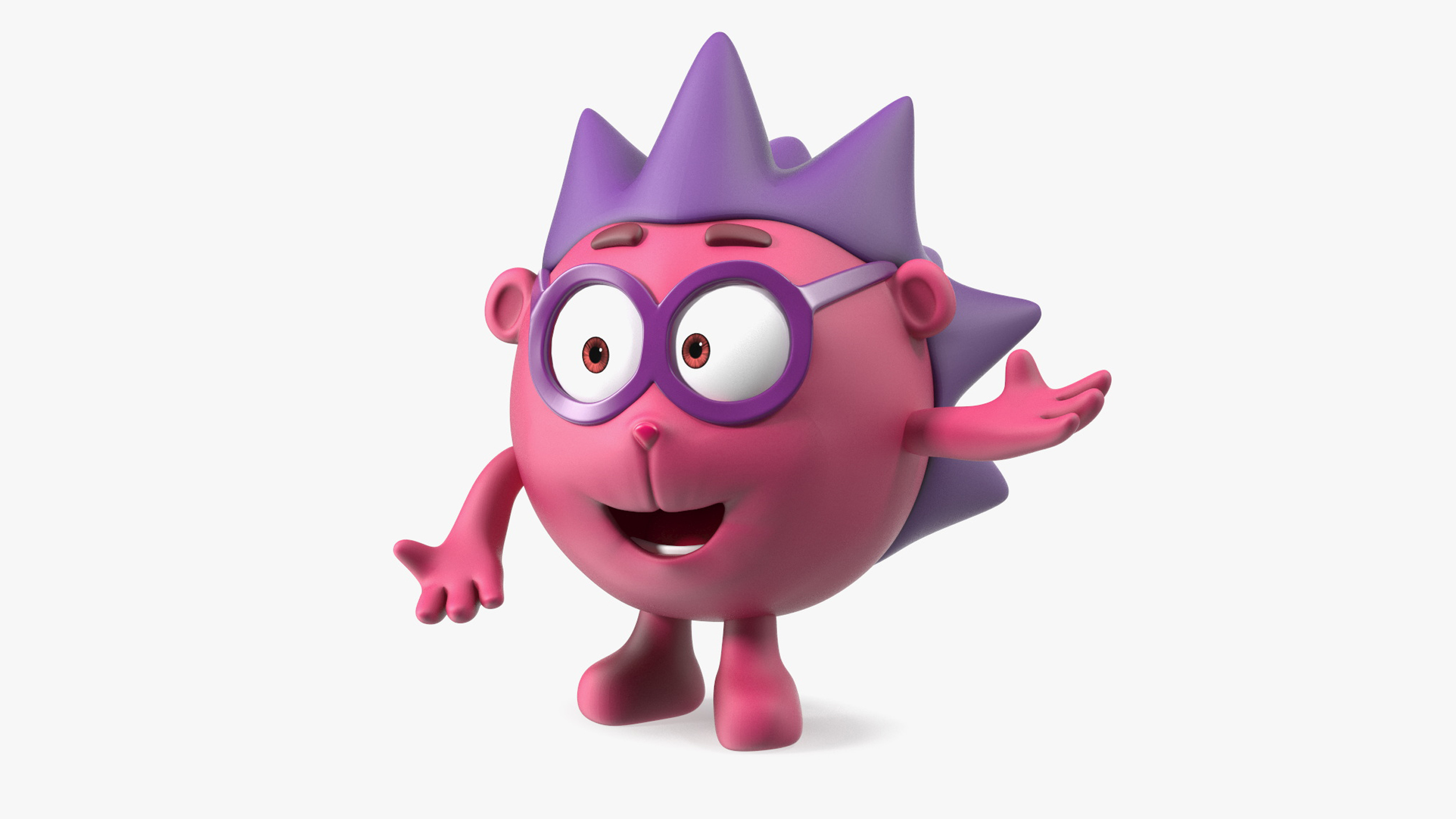 3D model Chiko Character Kikoriki Rigged for Maya