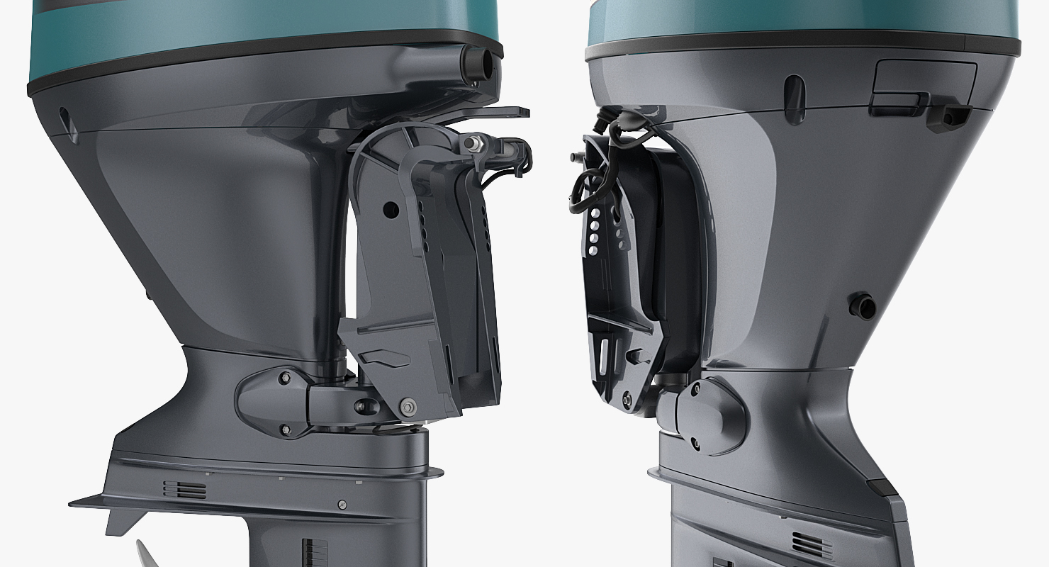 3D Portable Outboard Boat Motor Generic