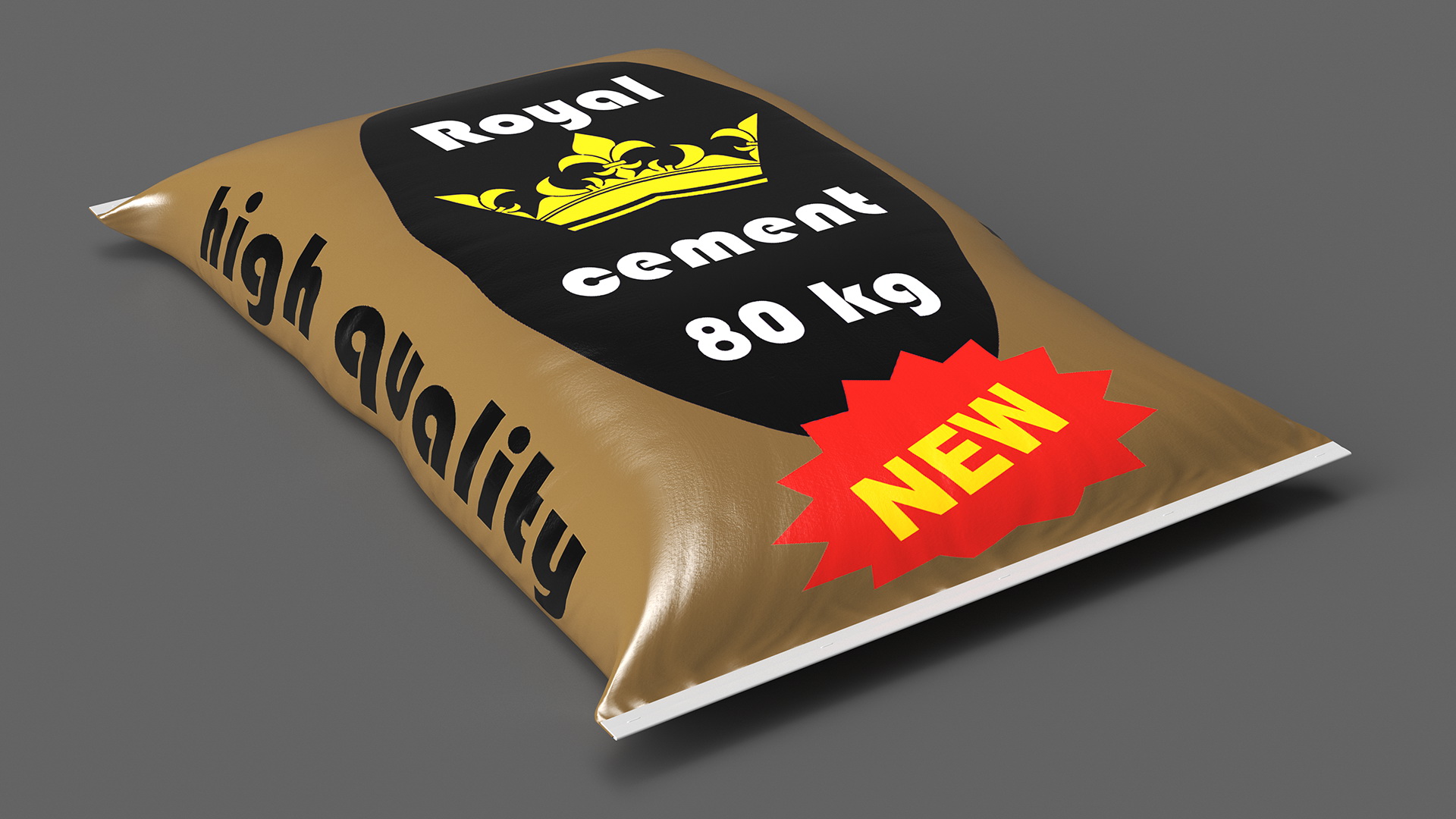 3D Royal Cement Bag