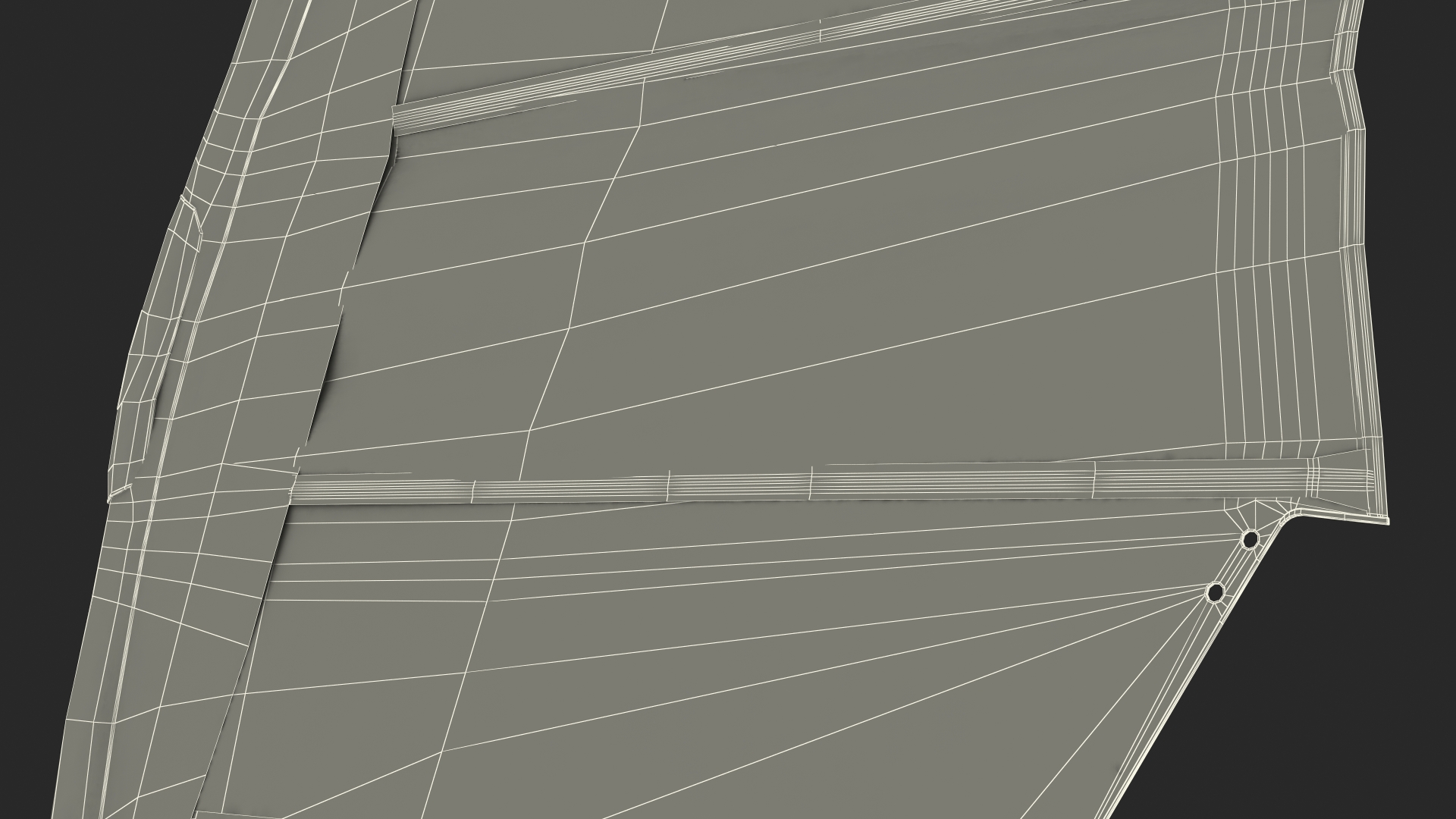 Windsurf Mast and Sail 3D