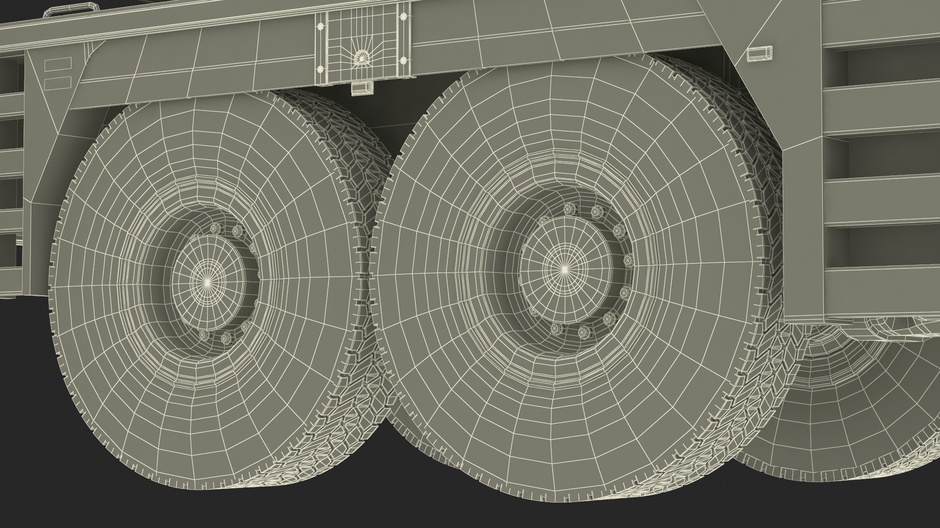3D Mobile Crane Truck model