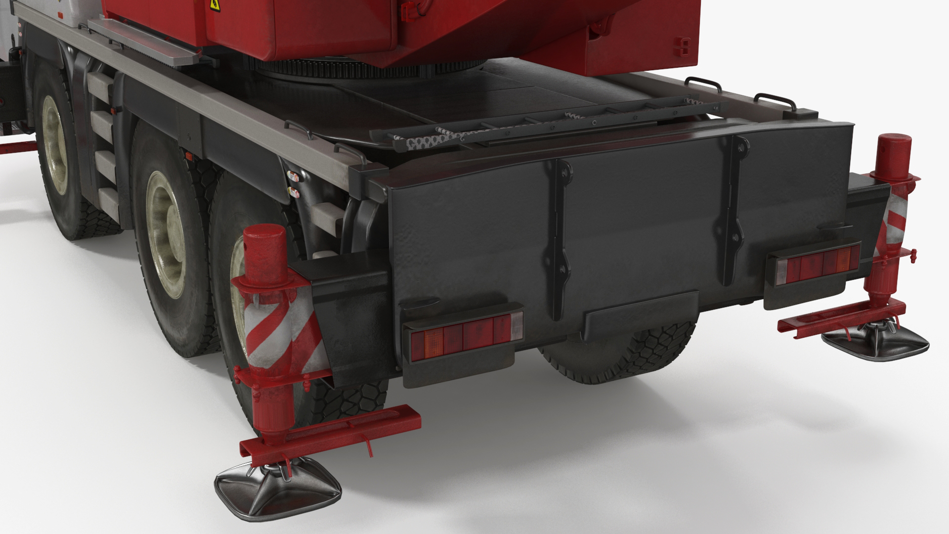 3D Mobile Crane Truck model