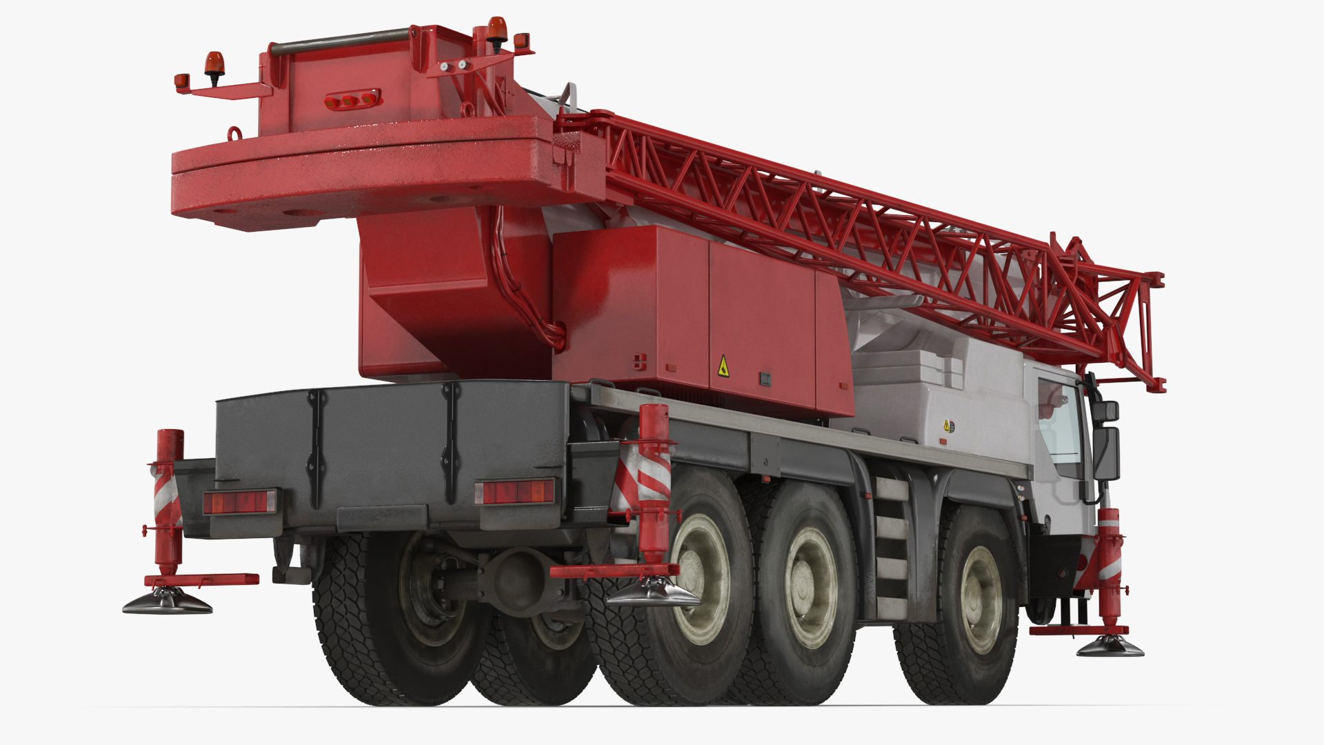 3D Mobile Crane Truck model