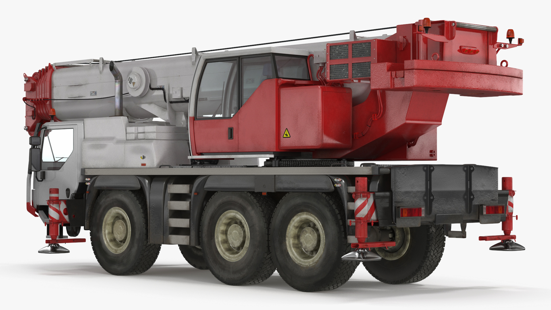 3D Mobile Crane Truck model