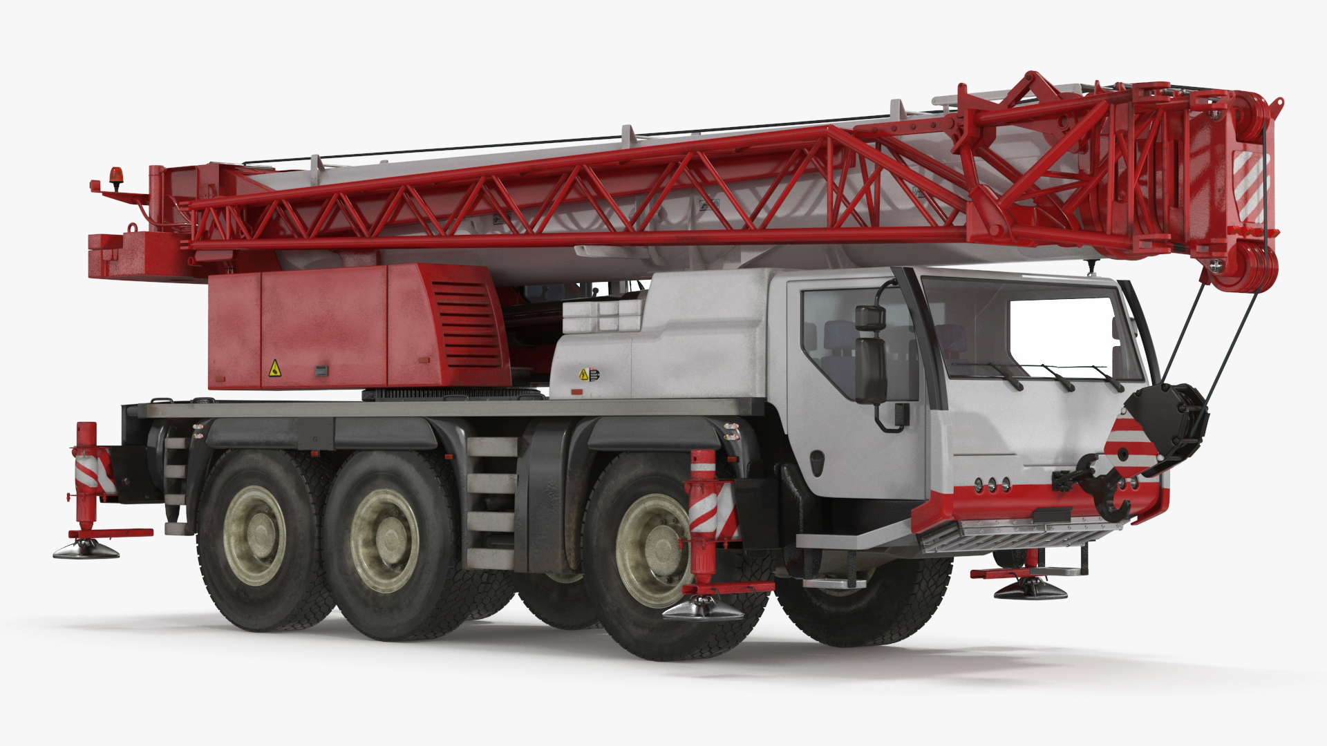 3D Mobile Crane Truck model