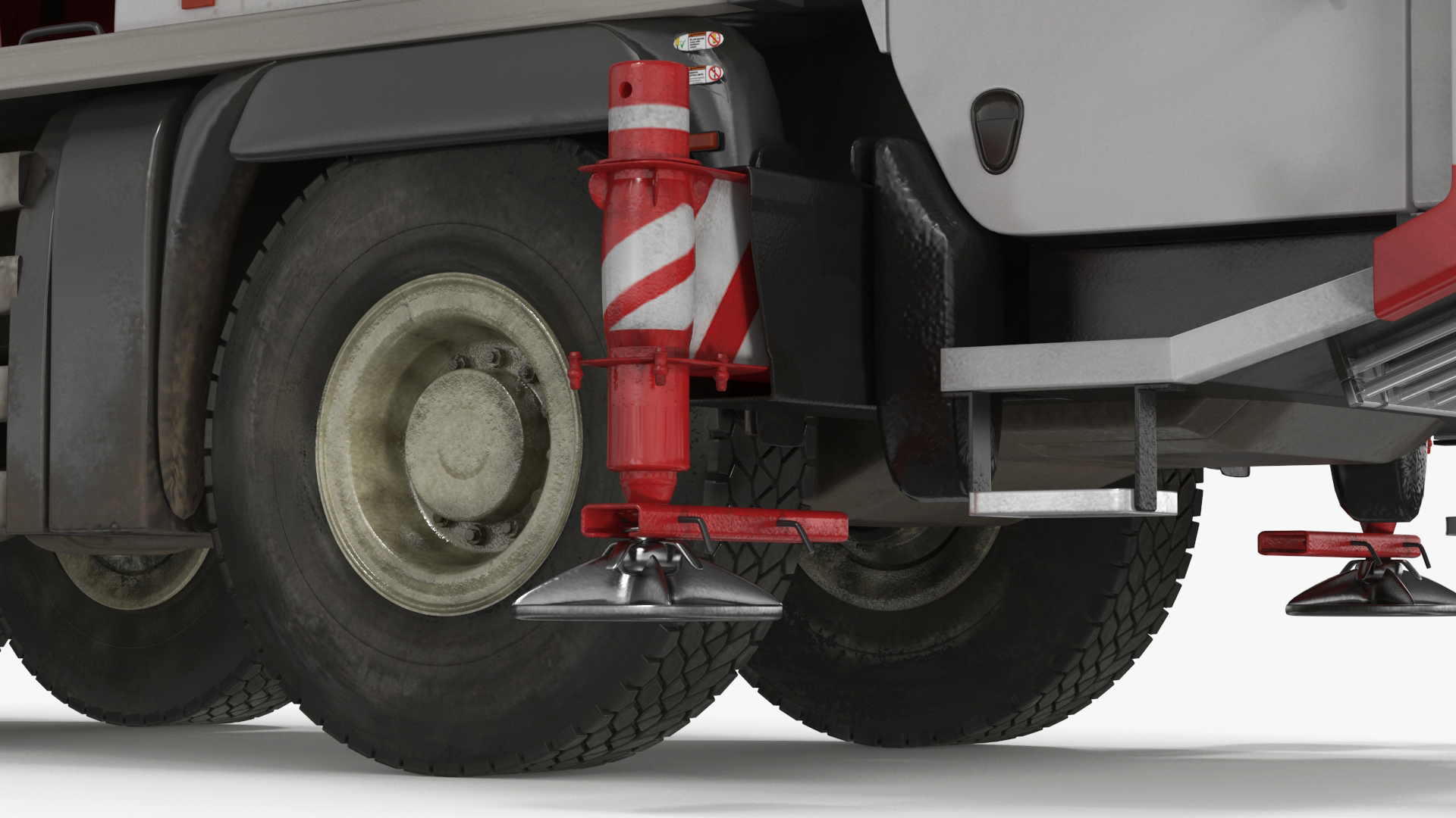 3D Mobile Crane Truck model