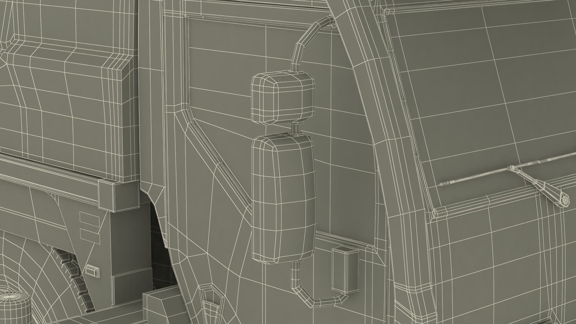 3D Mobile Crane Truck model