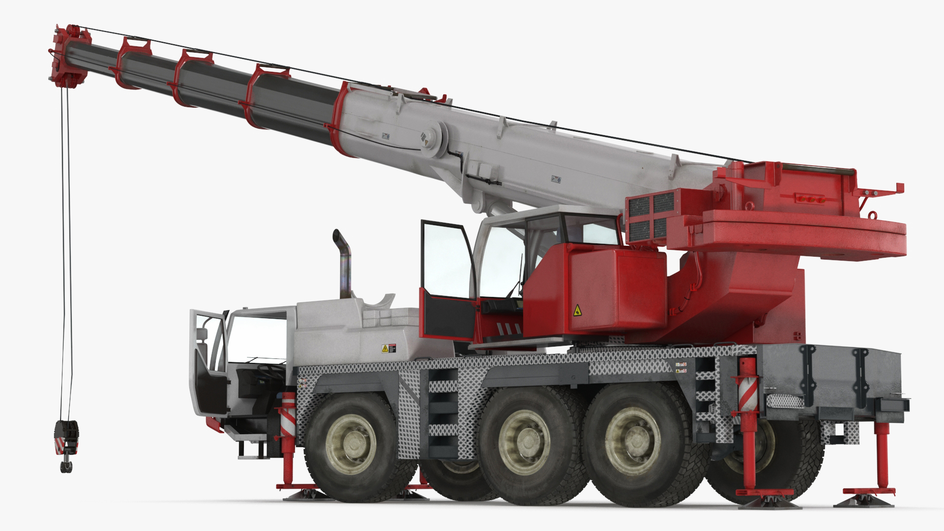 3D Mobile Crane Truck model