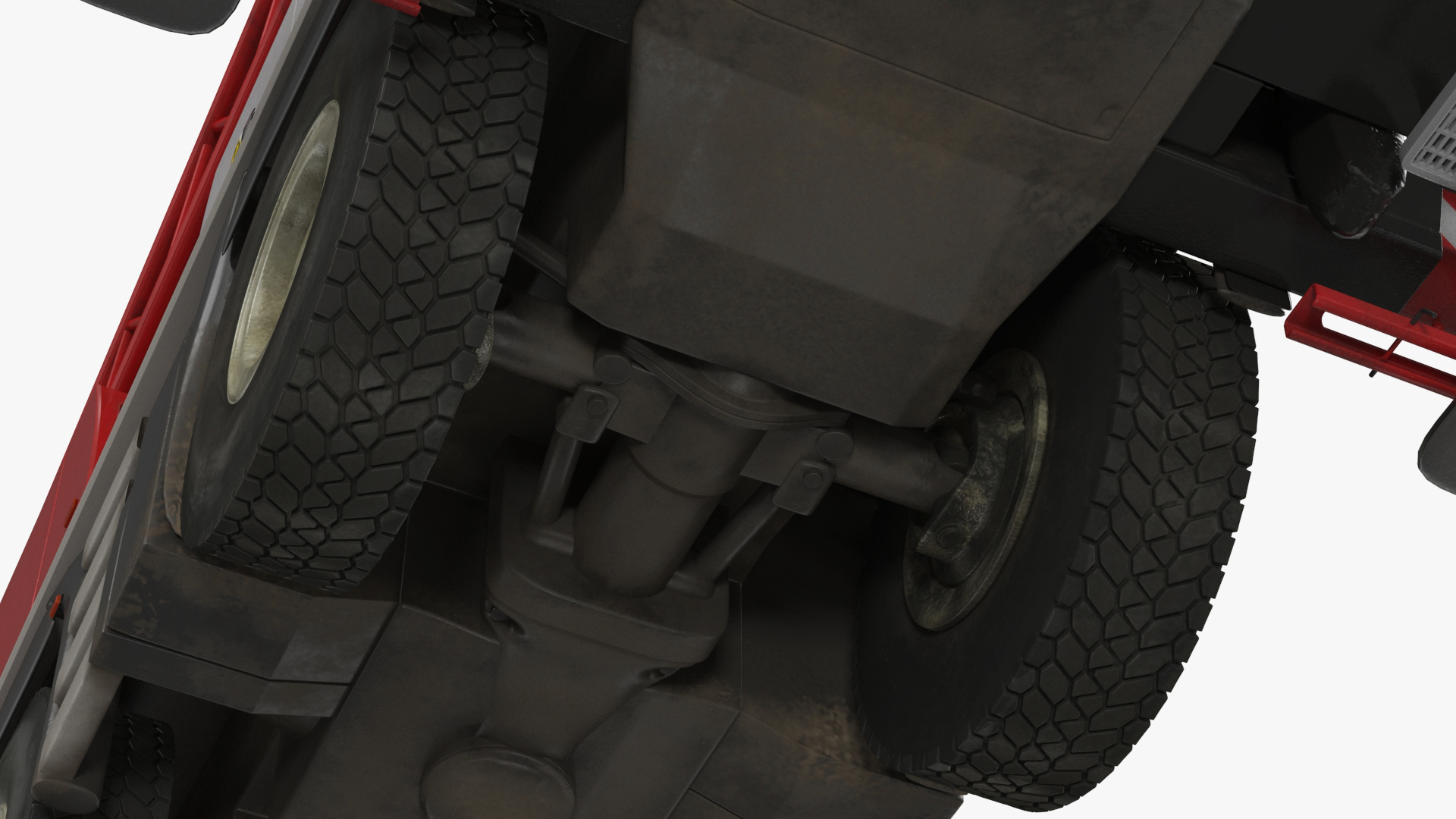 3D Mobile Crane Truck model
