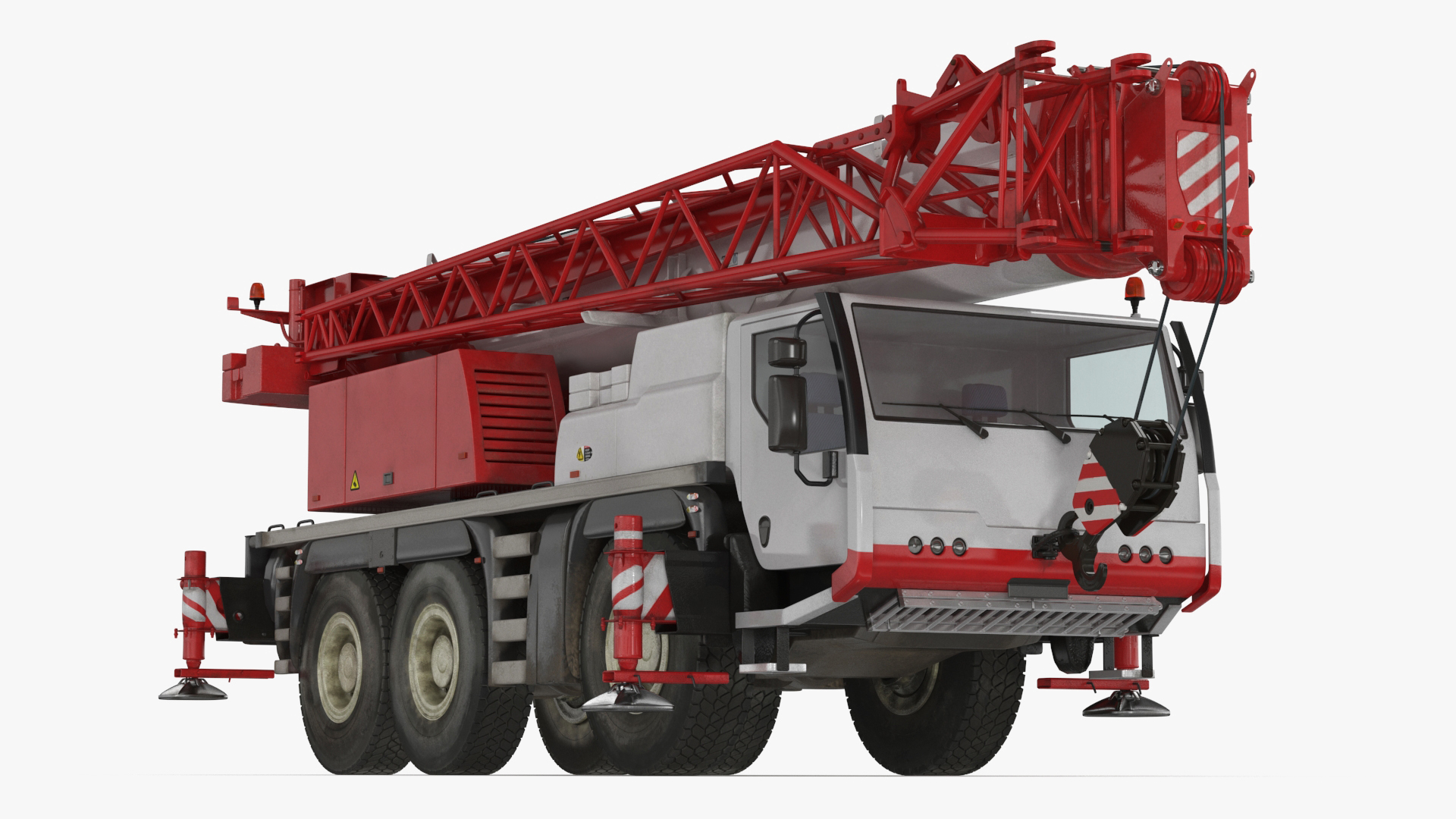 3D Mobile Crane Truck model
