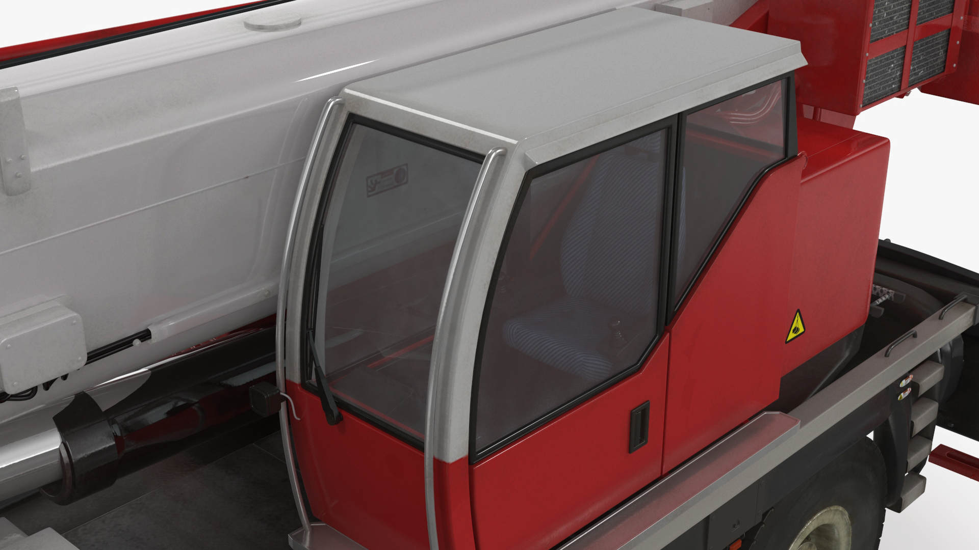 3D Mobile Crane Truck model