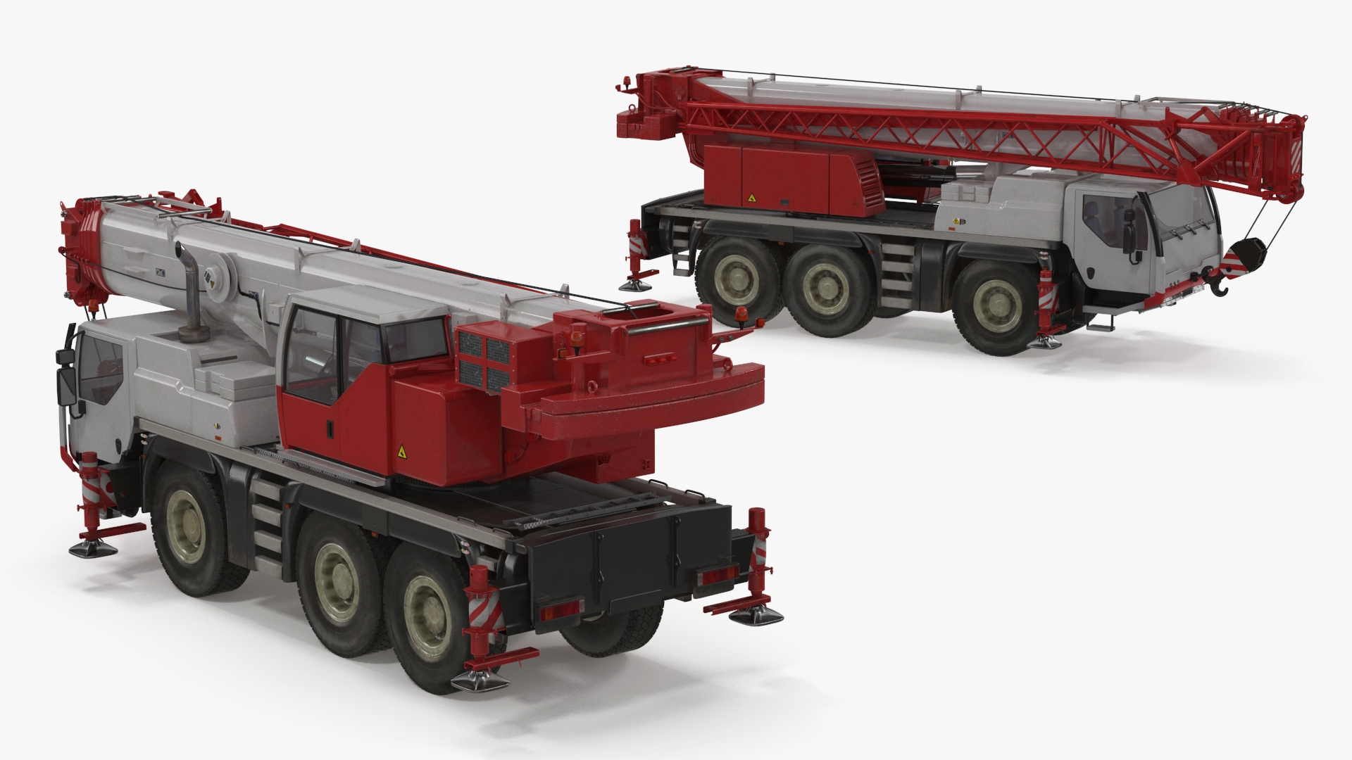 3D Mobile Crane Truck model