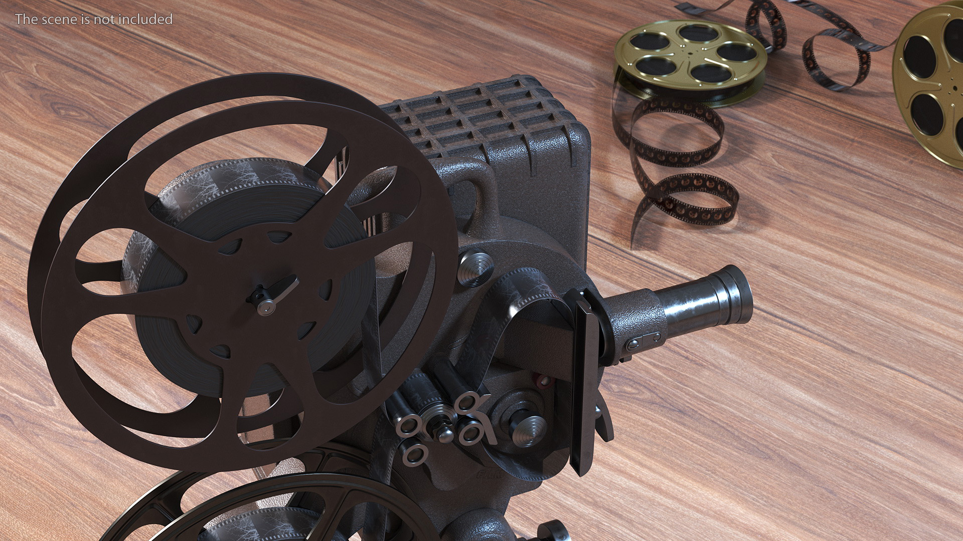3D Vintage Movie Projector model