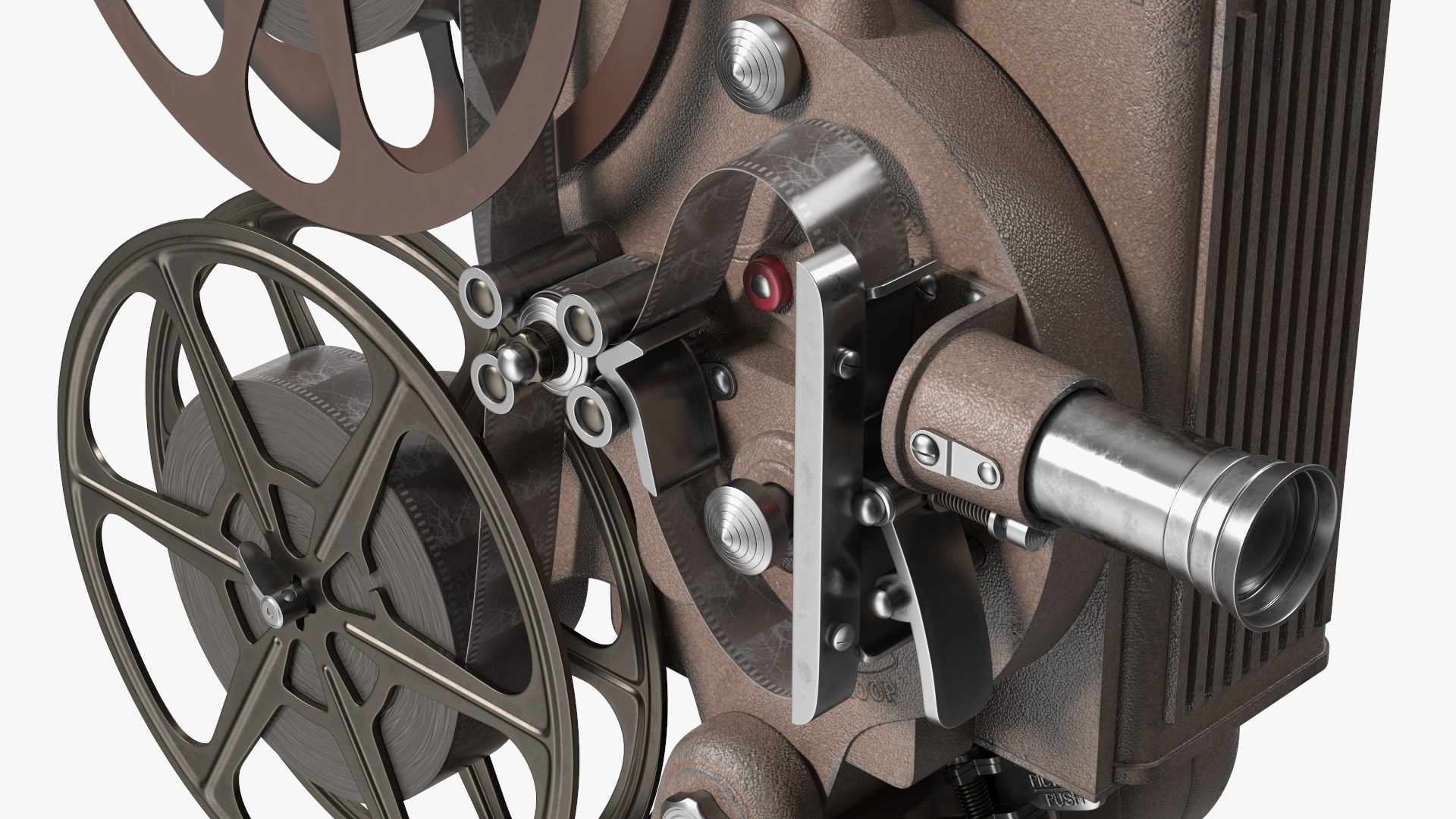 3D Vintage Movie Projector model