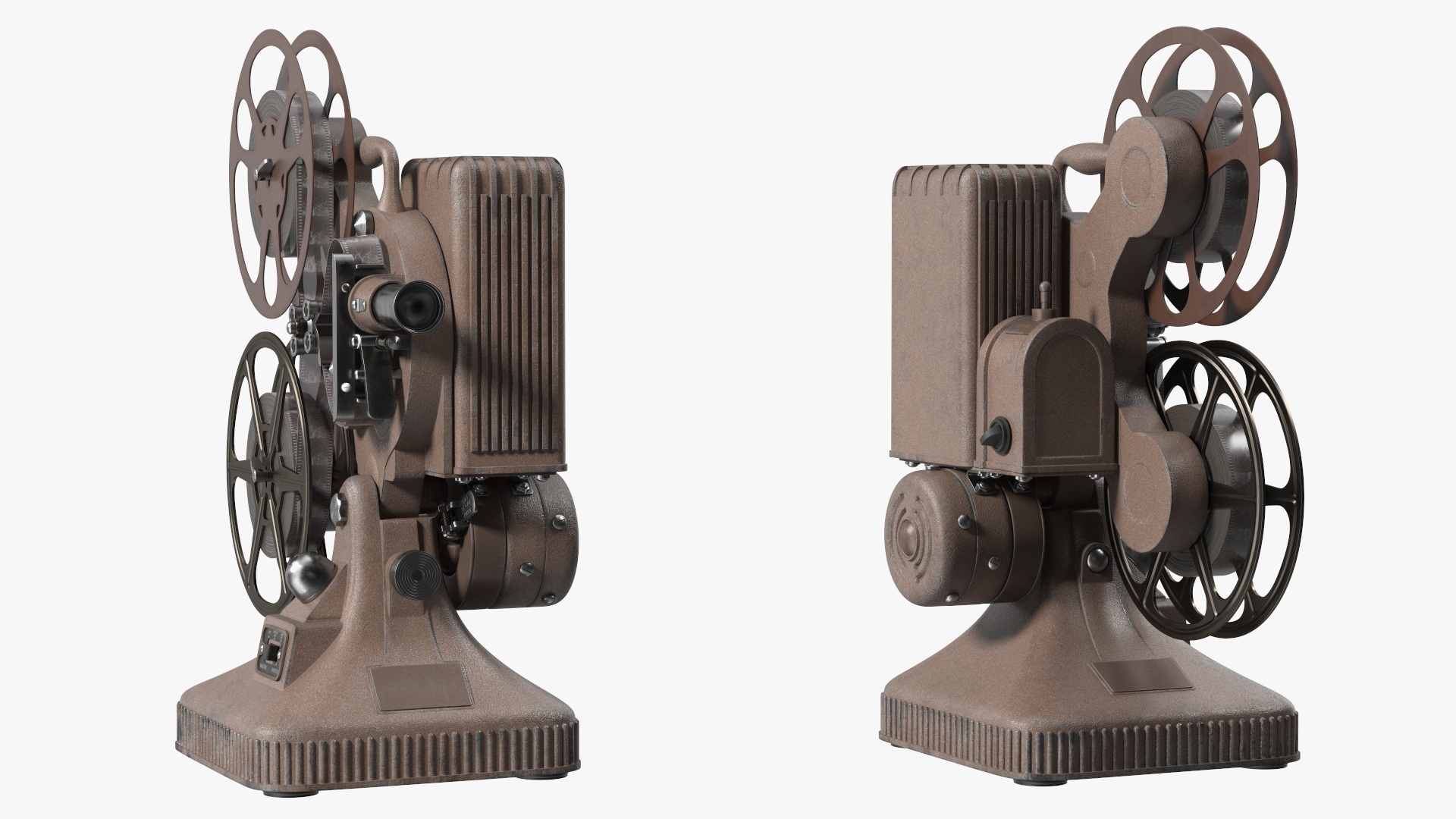 3D Vintage Movie Projector model