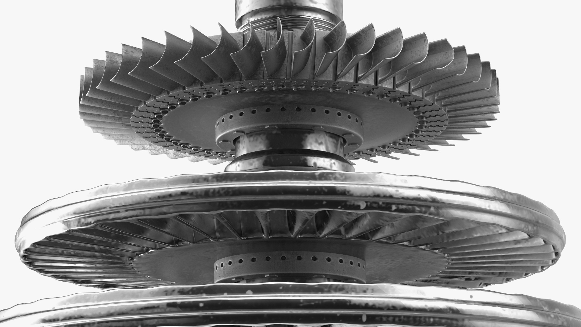 Steam Turbine for Power Generation 3D model