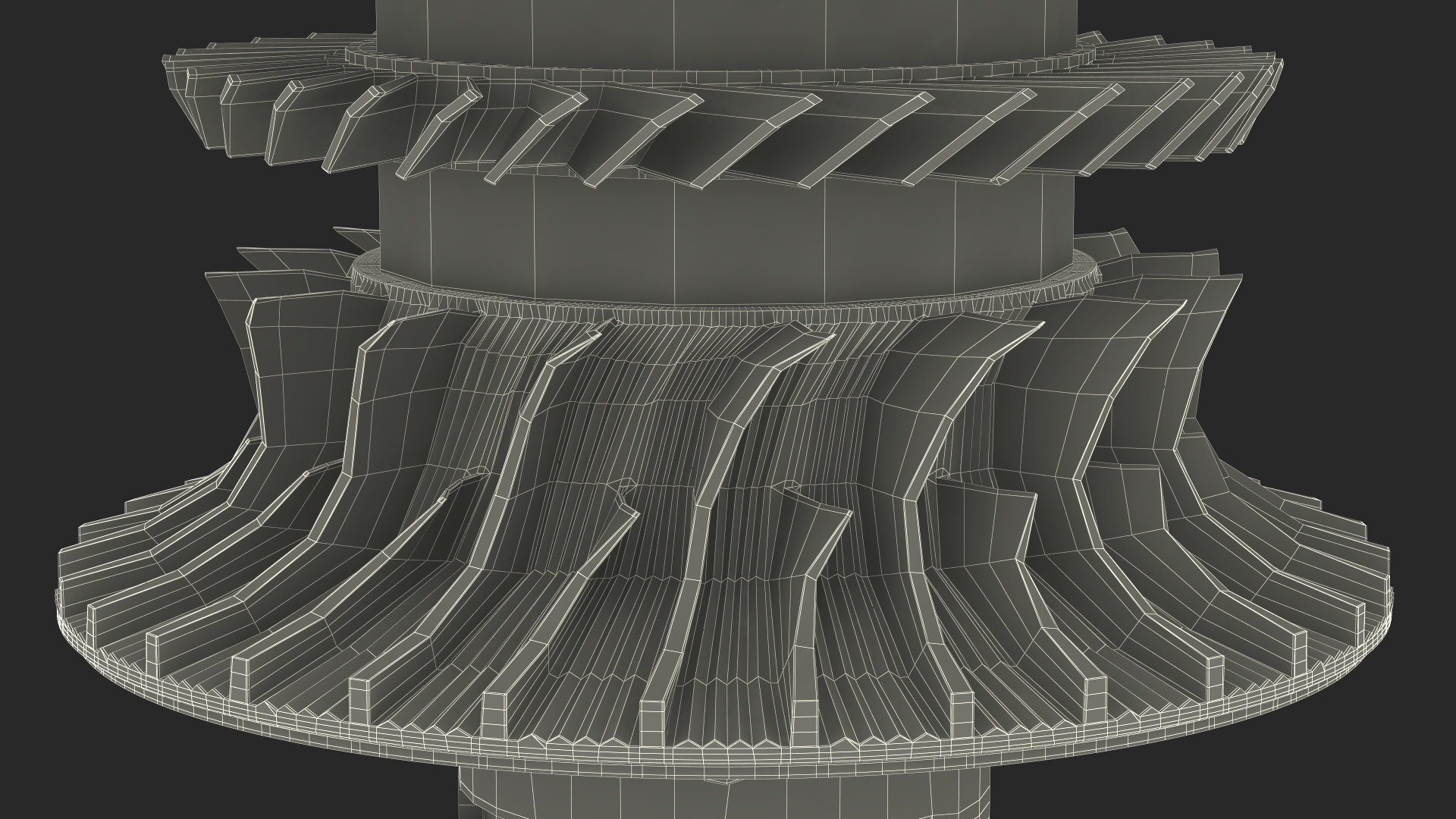 Steam Turbine for Power Generation 3D model
