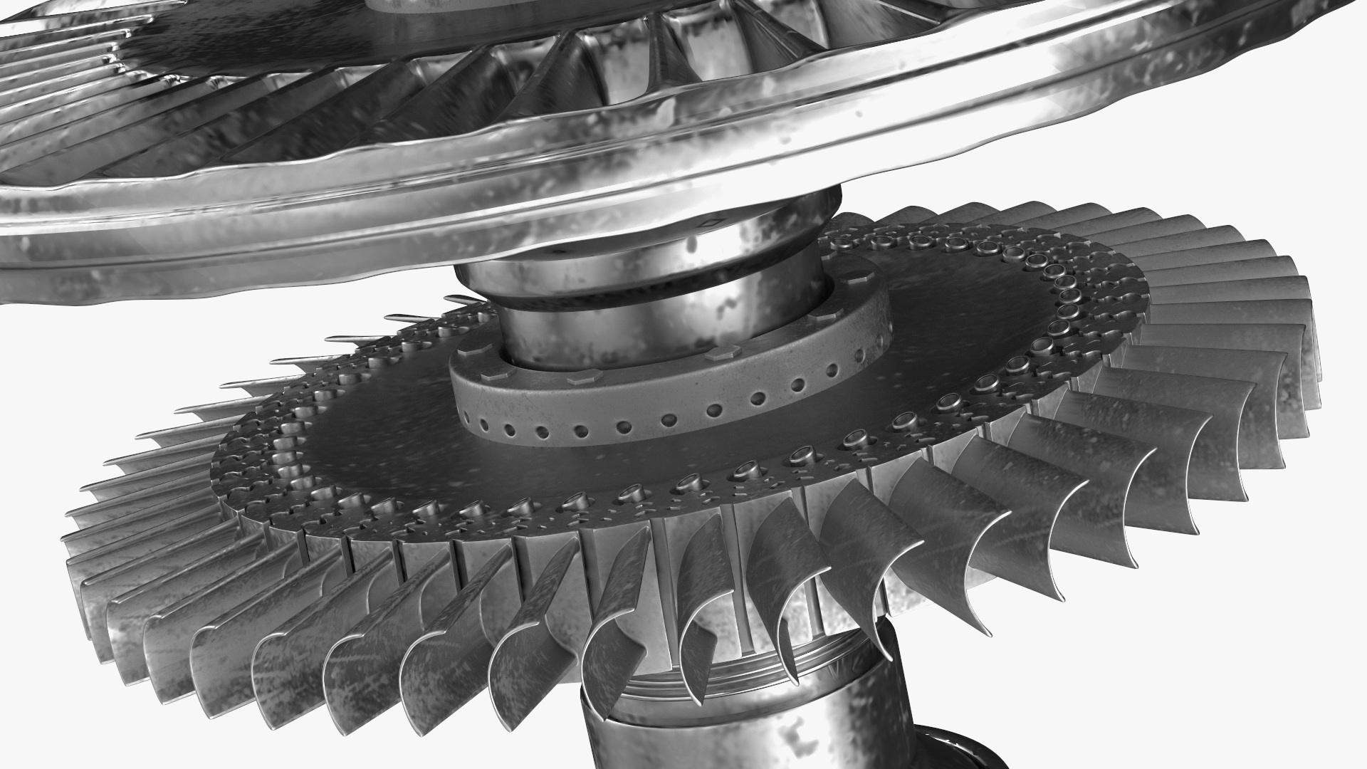 Steam Turbine for Power Generation 3D model