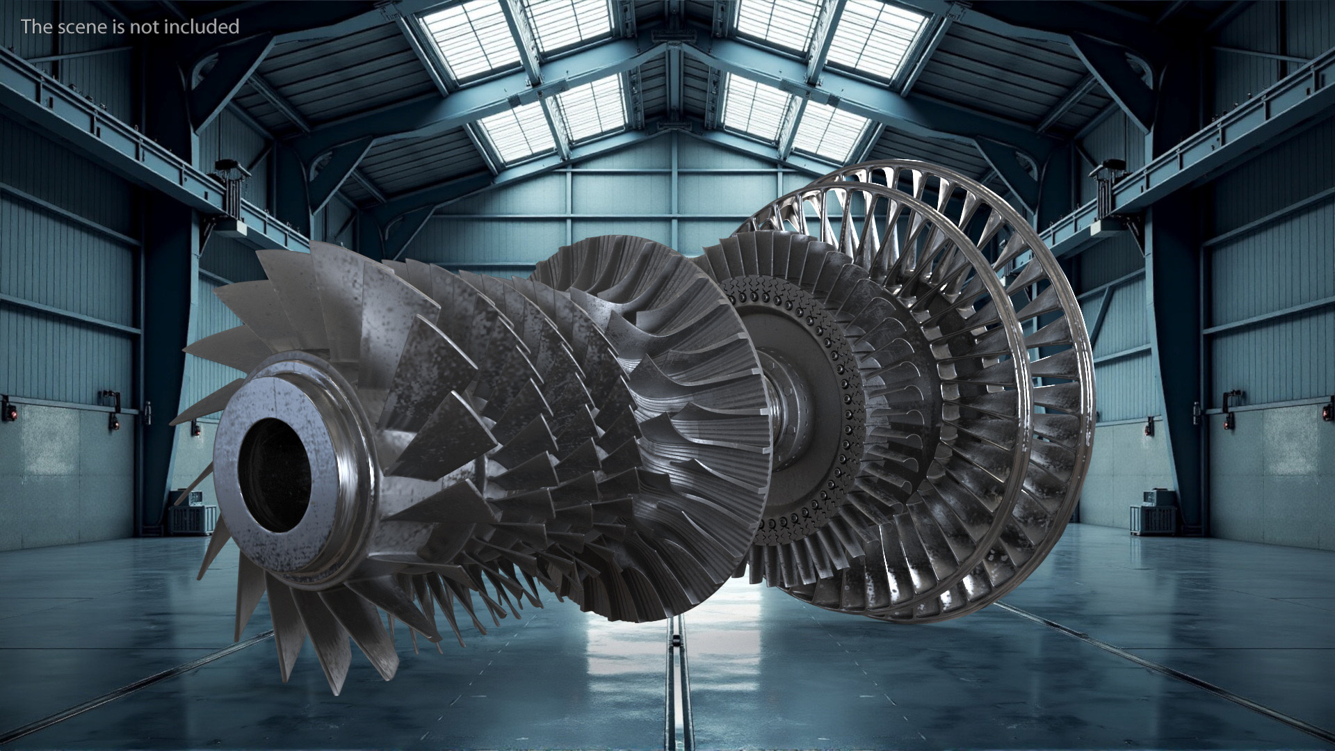 Steam Turbine for Power Generation 3D model
