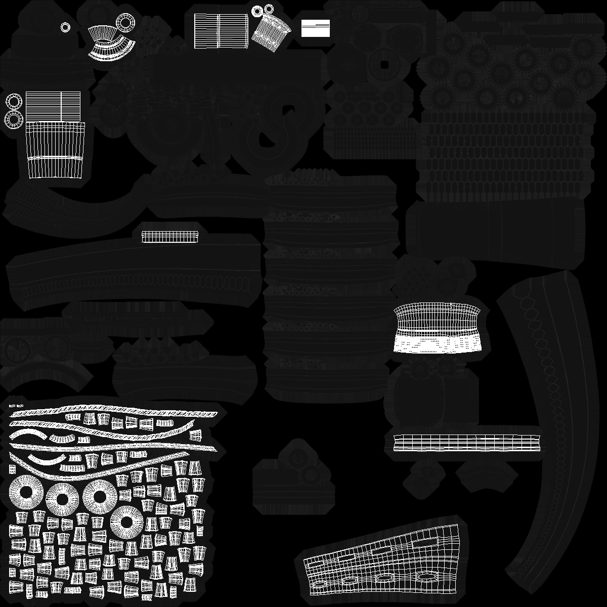 Steam Turbine for Power Generation 3D model