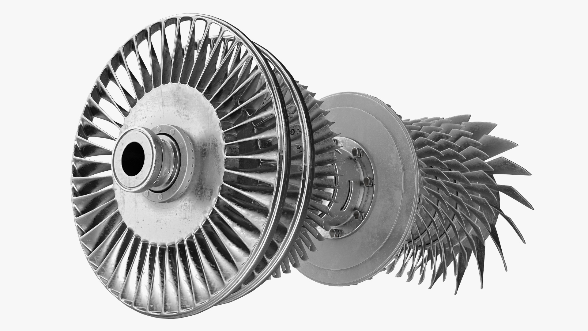 Steam Turbine for Power Generation 3D model