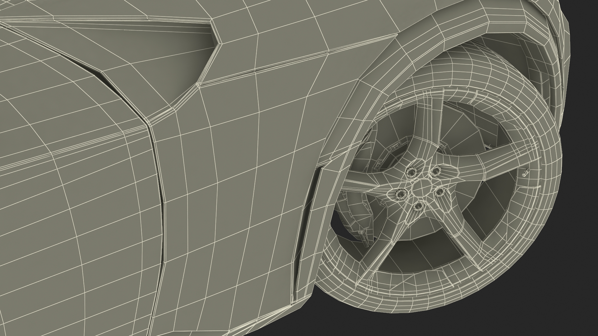 3D Sports Crossover Car Orange Rigged for Cinema 4D model