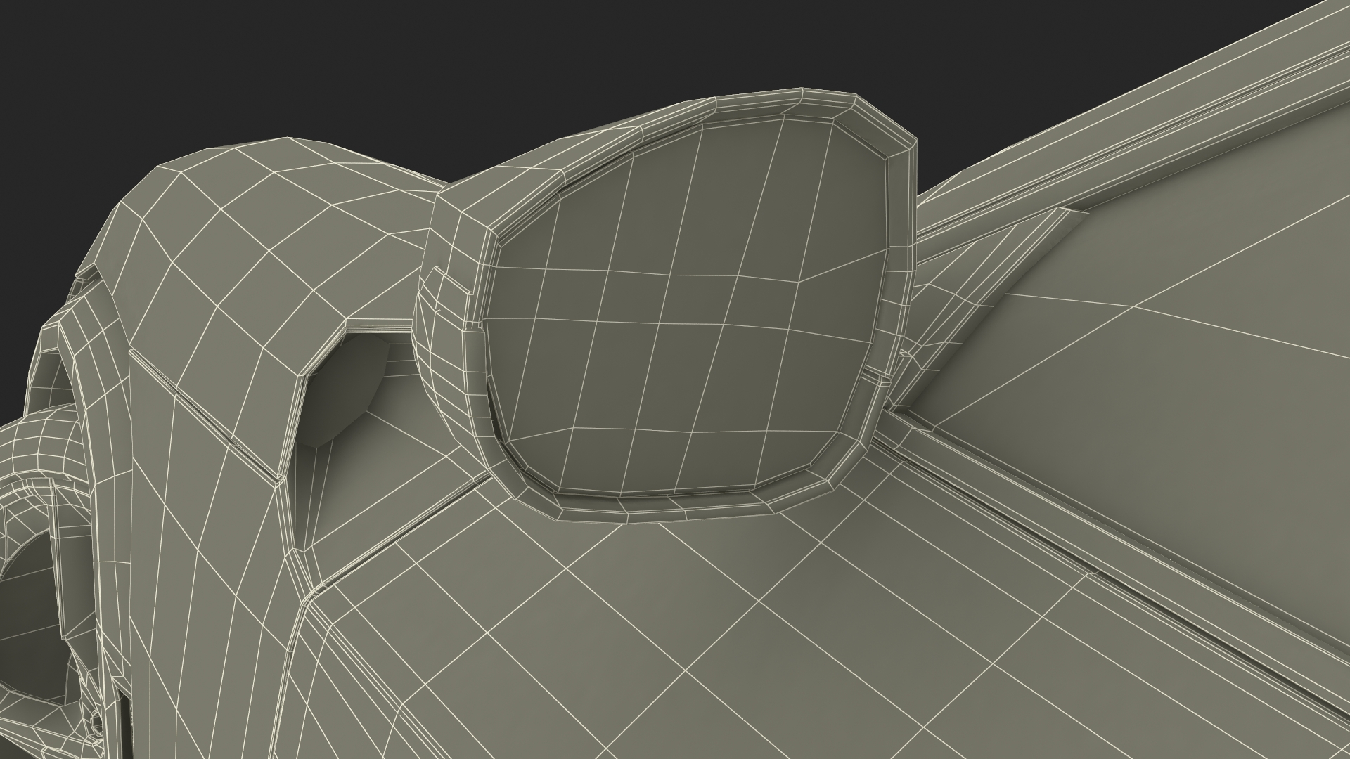 3D Sports Crossover Car Orange Rigged for Cinema 4D model