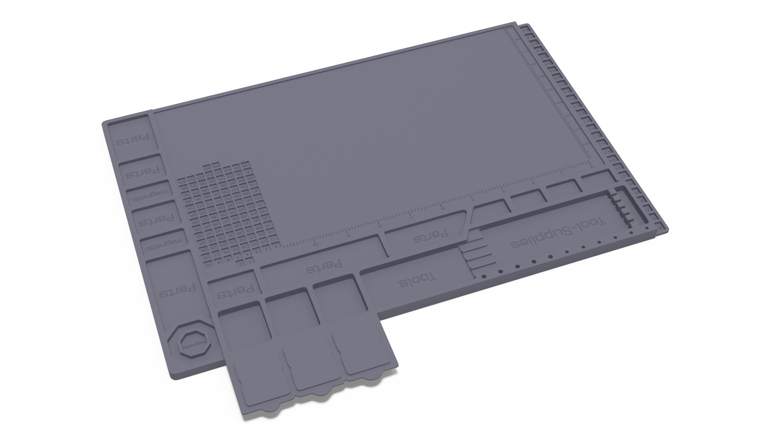 3D model Silicone Repair Mat Black