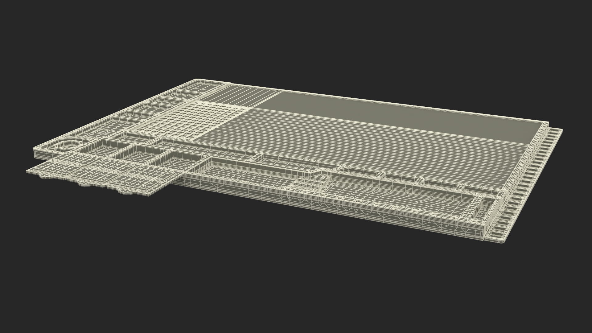 3D model Silicone Repair Mat Black